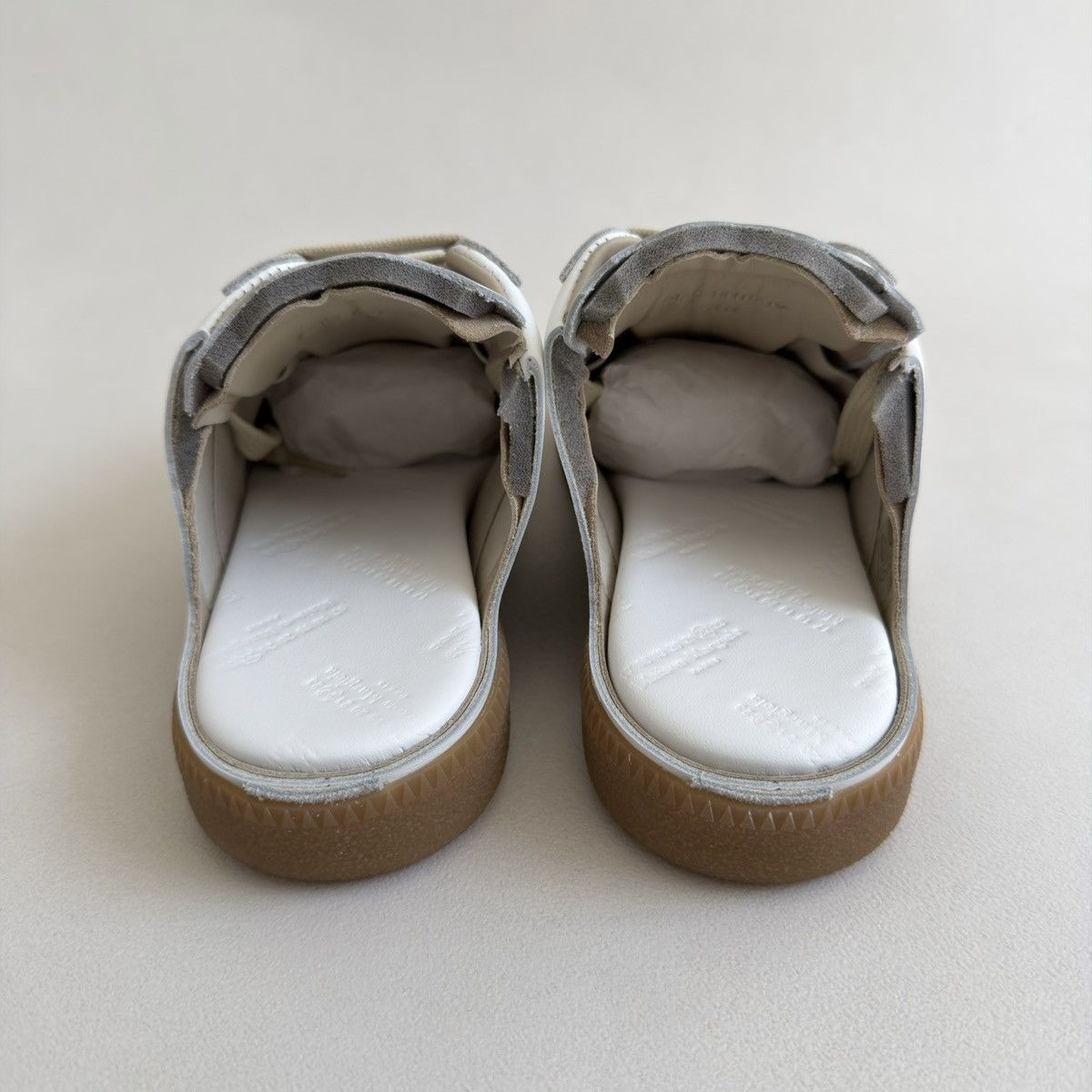 Maison Margiela S/S 21 White Leather ‘Mule’ GAT Sneakers Size US 8.5 / IT 38.5 - 16 Thumbnail
