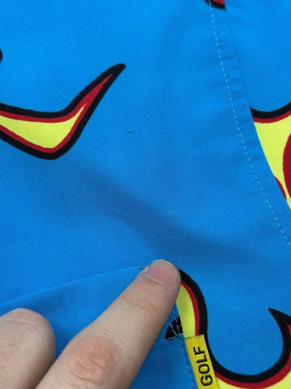 Golf Wang GOLF Wang Shirt Flognaw Motors Flames Buttons Size US M / EU 48-50 / 2 - 18 Thumbnail