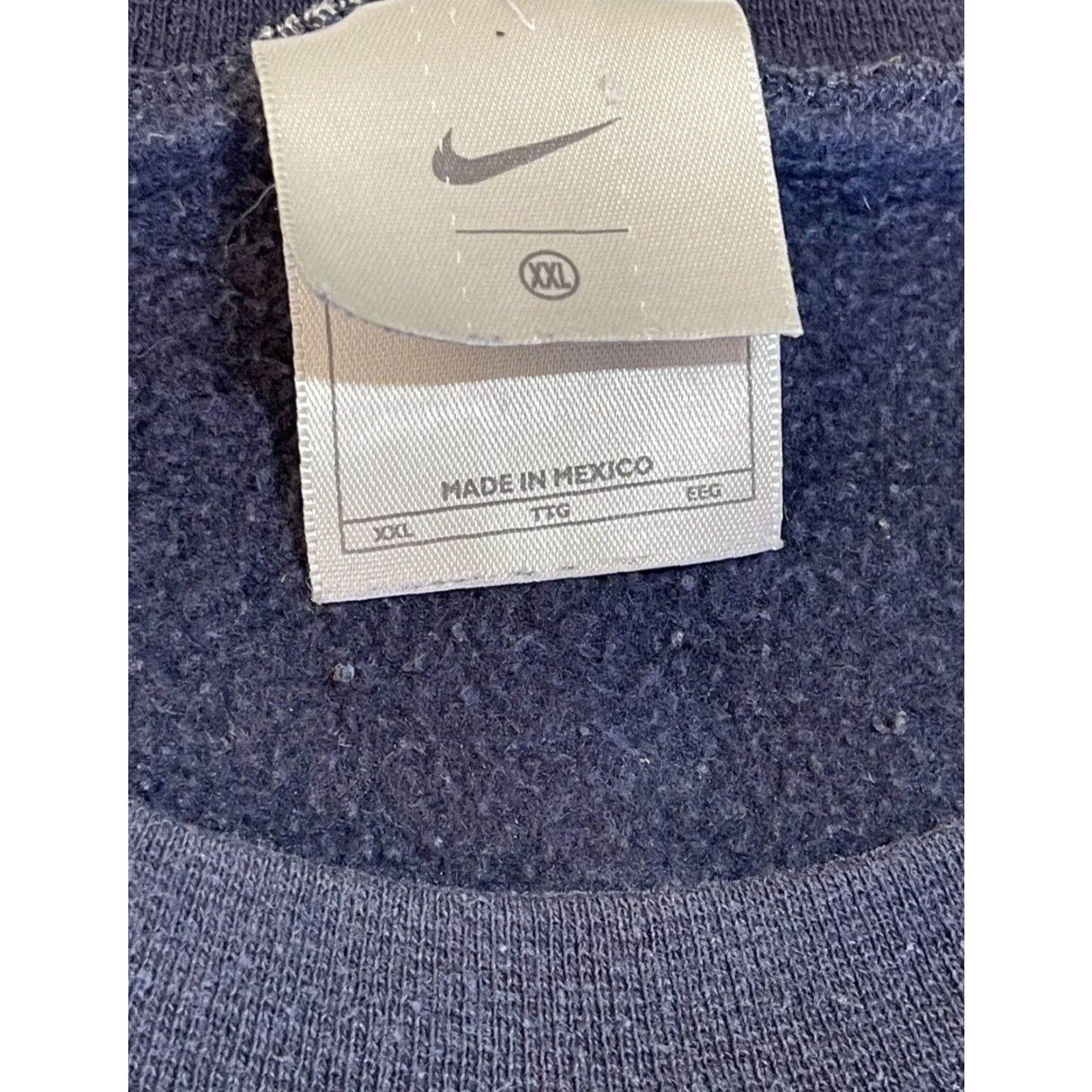 Nike VINTAGE Nike Air Crewneck Sweatshirt 2XL Pullover Navy Blue 90s Mens Size US XXL / EU 58 / 5 - 3 Thumbnail