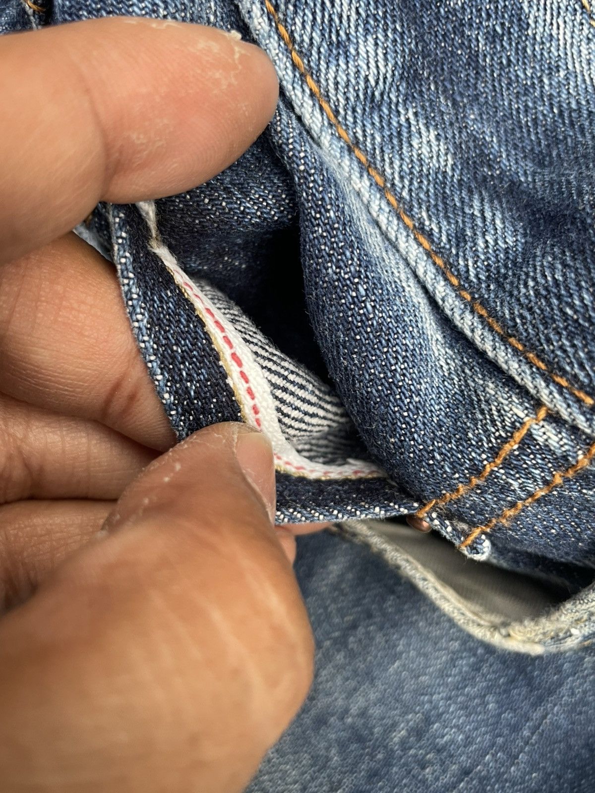Japanese Brand Uniqlo Redline Selvedge Denim Size US 30 / EU 46 - 14 Thumbnail