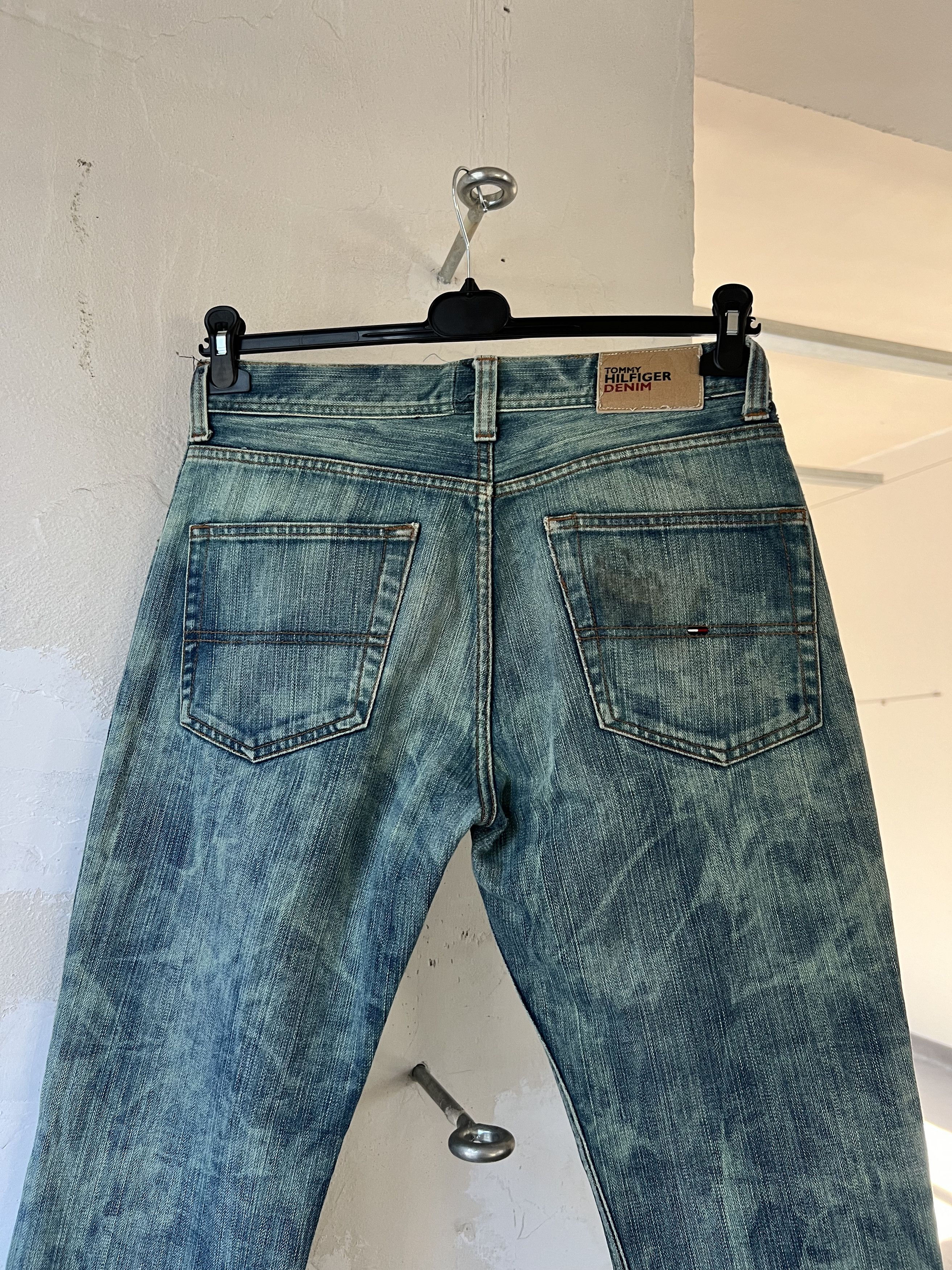 Denime × Tommy Hilfiger Tommy Vintage Faded Out Camo Jeans Pants Size US 30 / EU 46 - 4 Thumbnail