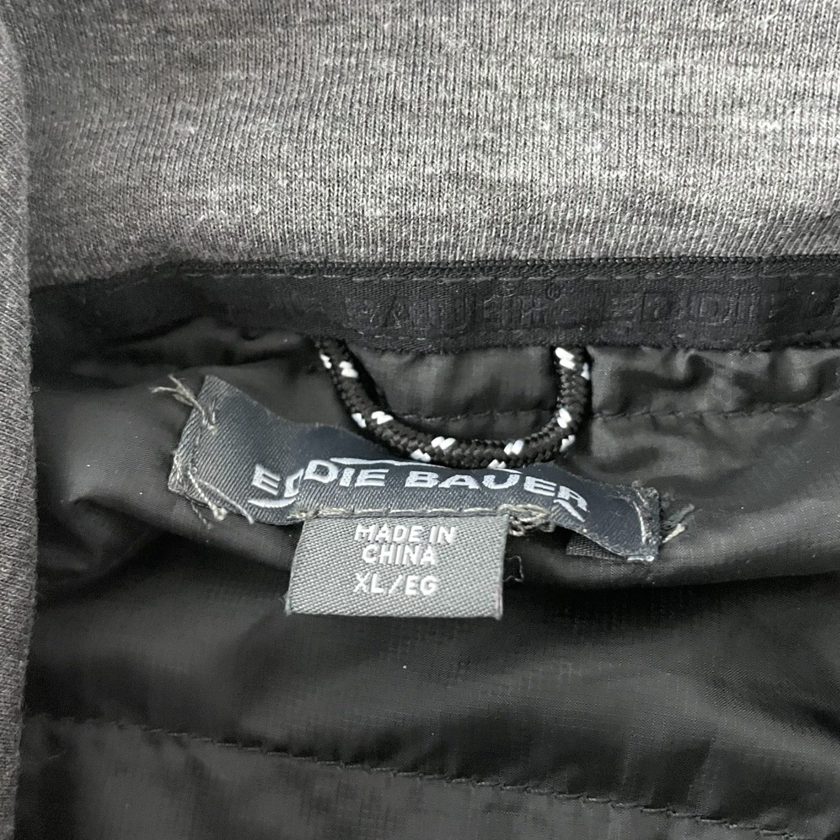 Eddie Bauer Eddie Bauer Jacket Pullover 1/4 Zip Mens XL Black Zip Pockets Polyester 1/4 Zip Size US XL / EU 56 / 4 - 3 Thumbnail