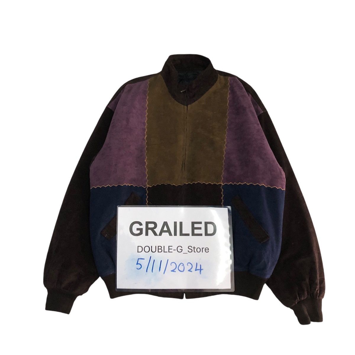 Japanese Brand 📌Vintage Bomber Jacket Multi Colour Issey Miyake Size US M / EU 48-50 / 2 - 1 Thumbnail