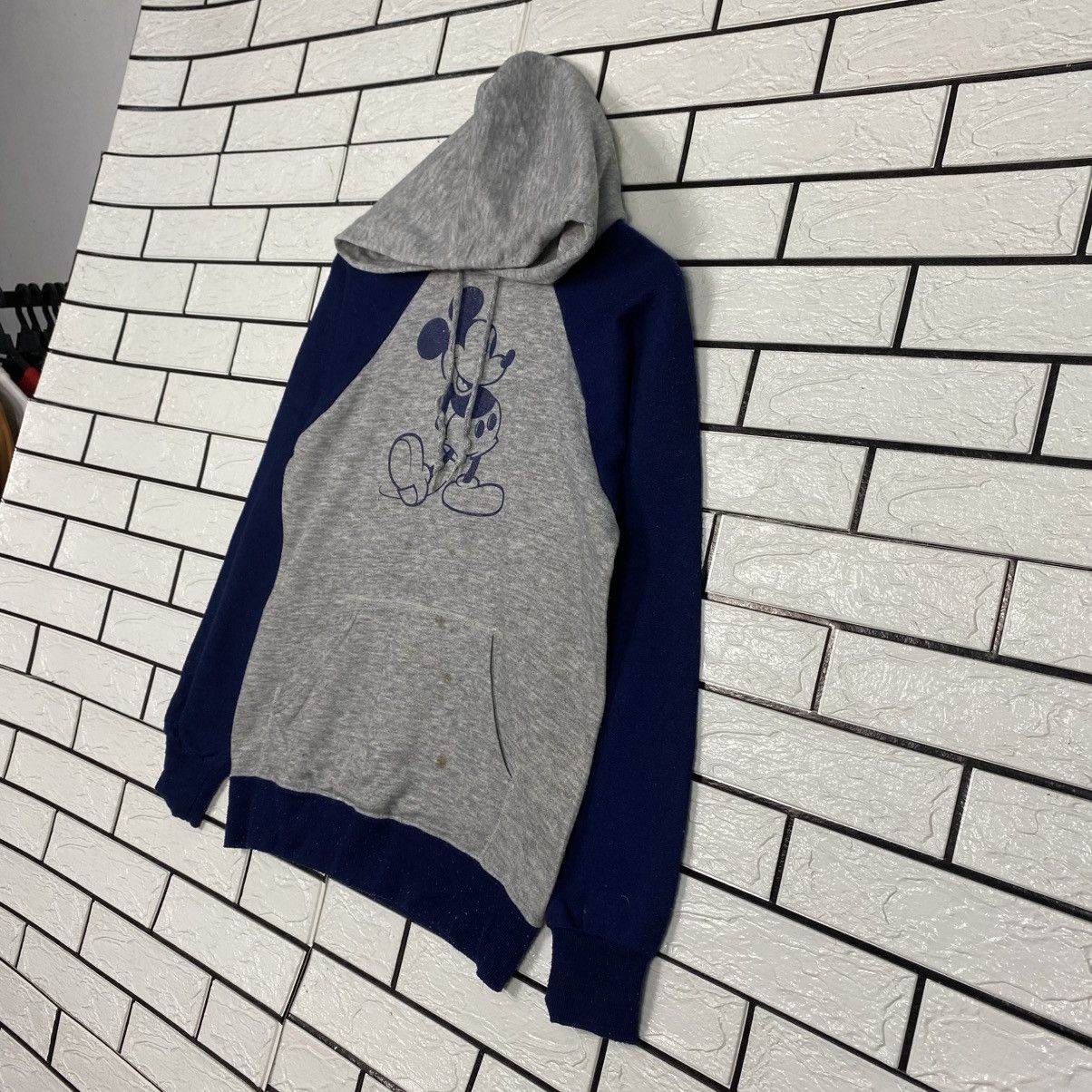 Vintage 📌Vintage Hoodie Sweater Mickey Mouse Big Logo Size US S / EU 44-46 / 1 - 3 Thumbnail