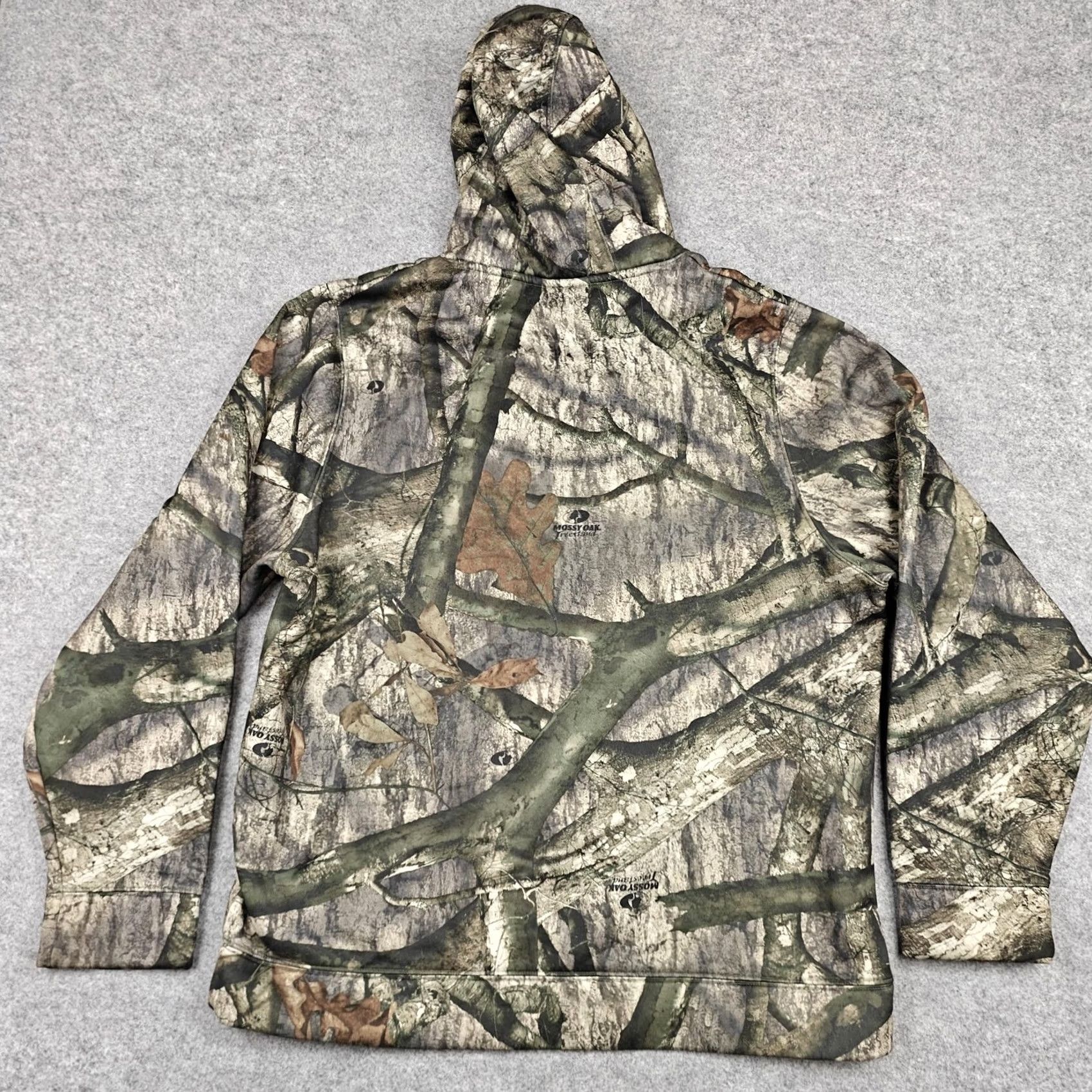 Under Armour Under Armour Hoodie Mens Large Green Mossy Oak Camo ColdGear Fleece Pullover Size US L / EU 52-54 / 3 - 5 Thumbnail