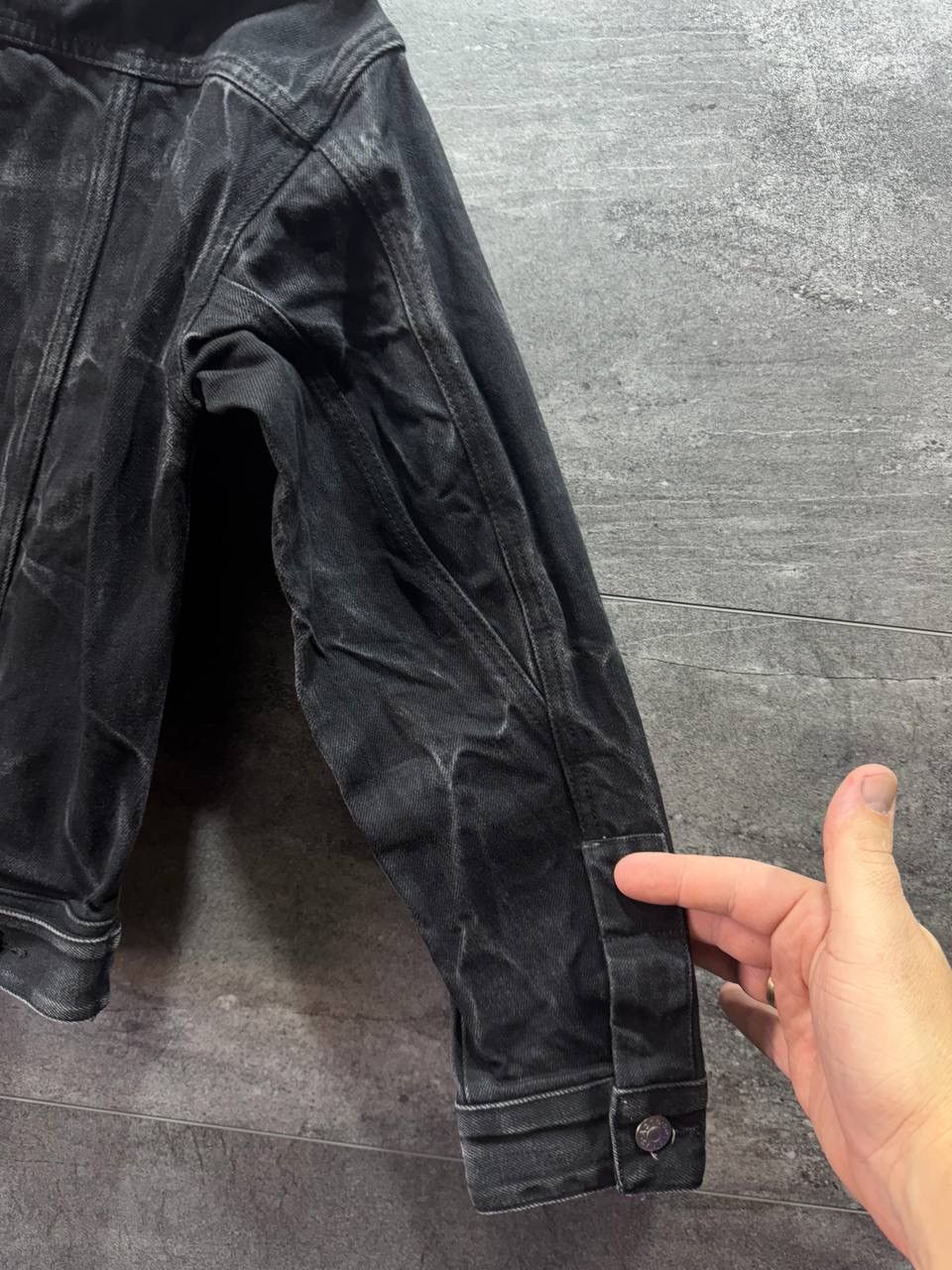 Acne Studios Acne Studios Bla Konst Lamp Black Denim Jacket Size S / US 4 / IT 40 - 15 Thumbnail