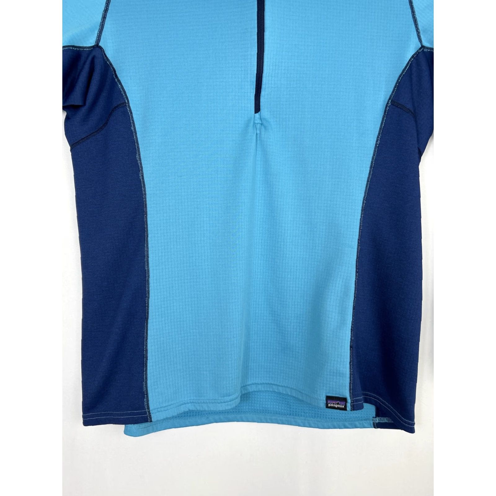 Patagonia Patagonia Capilene Baselayer Midweight Polartec 1/2 Zip Top Womens L blue Mock Size L / US 10 / IT 46 - 5 Thumbnail