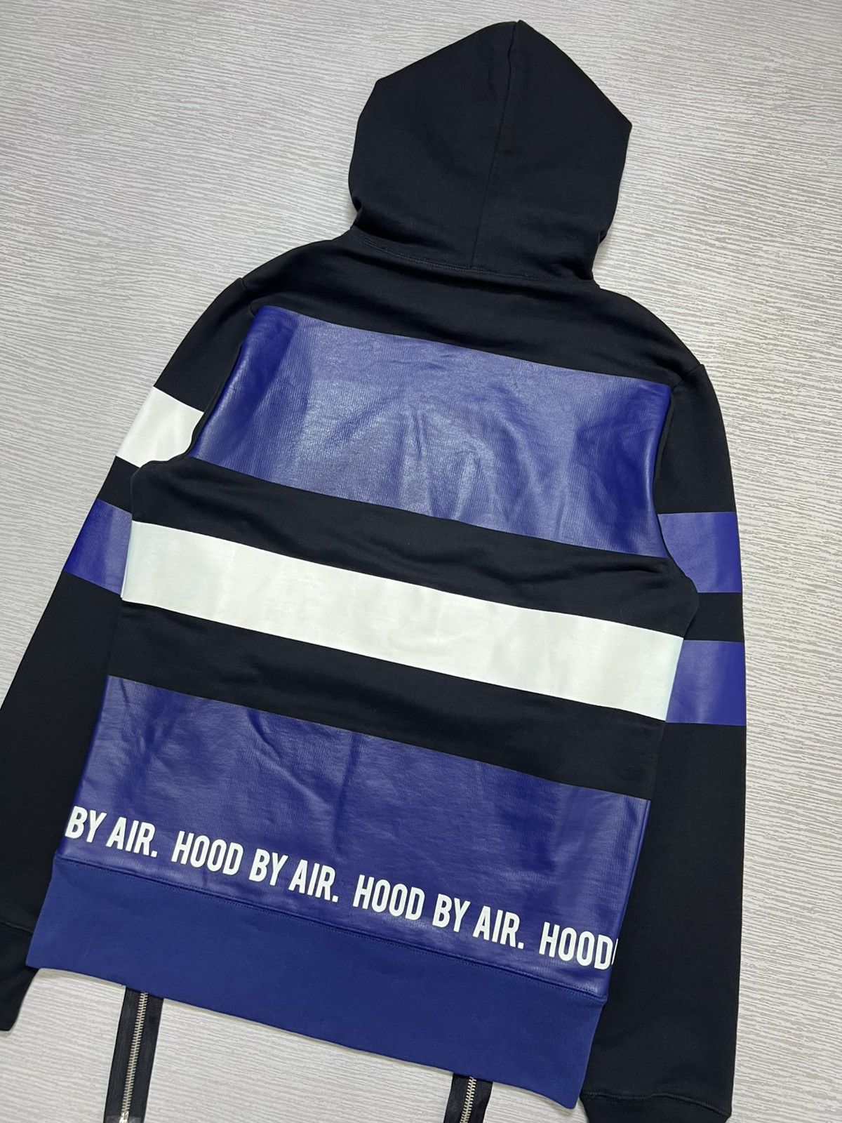 Hood By Air Hood by Air - Color Block Pattern Crewneck Double Zip Hoodie Size US XS / EU 42 / 0 - 12 Thumbnail