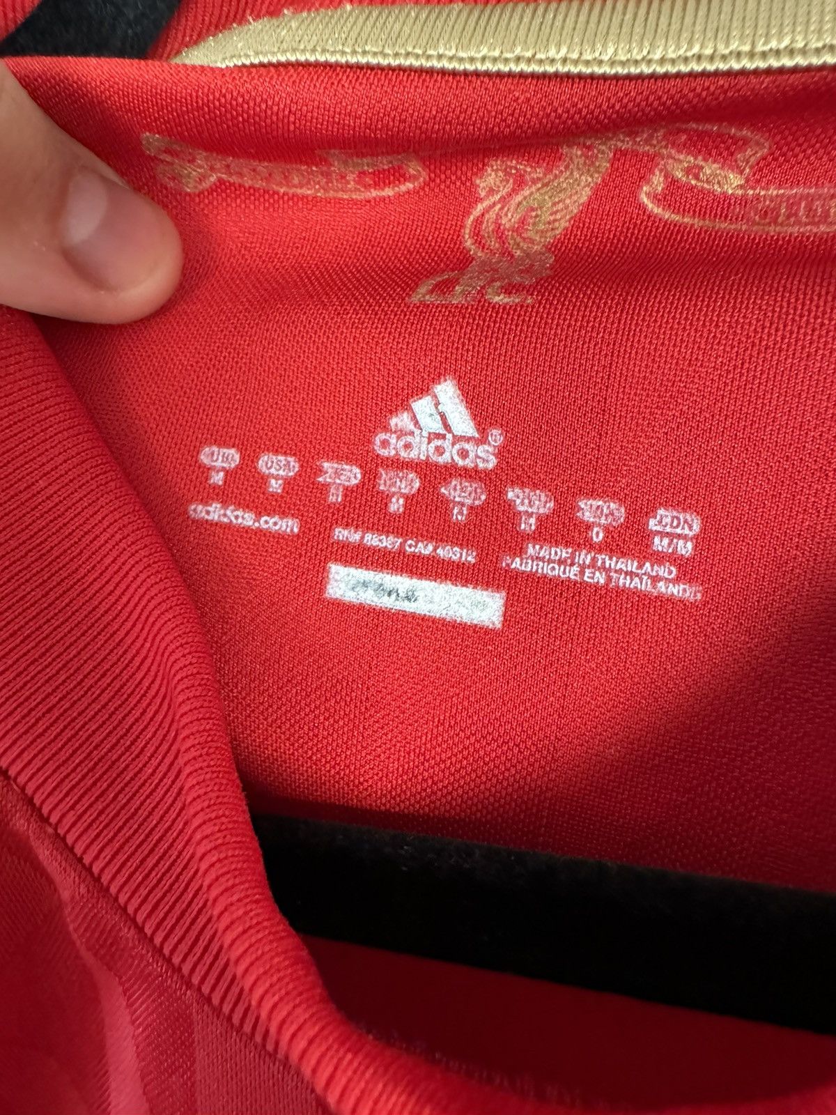 Adidas × Vintage Vintage Liverpool 2010/11 Adidas Soccer Jersey Medium Size US M / EU 48-50 / 2 - 9 Thumbnail