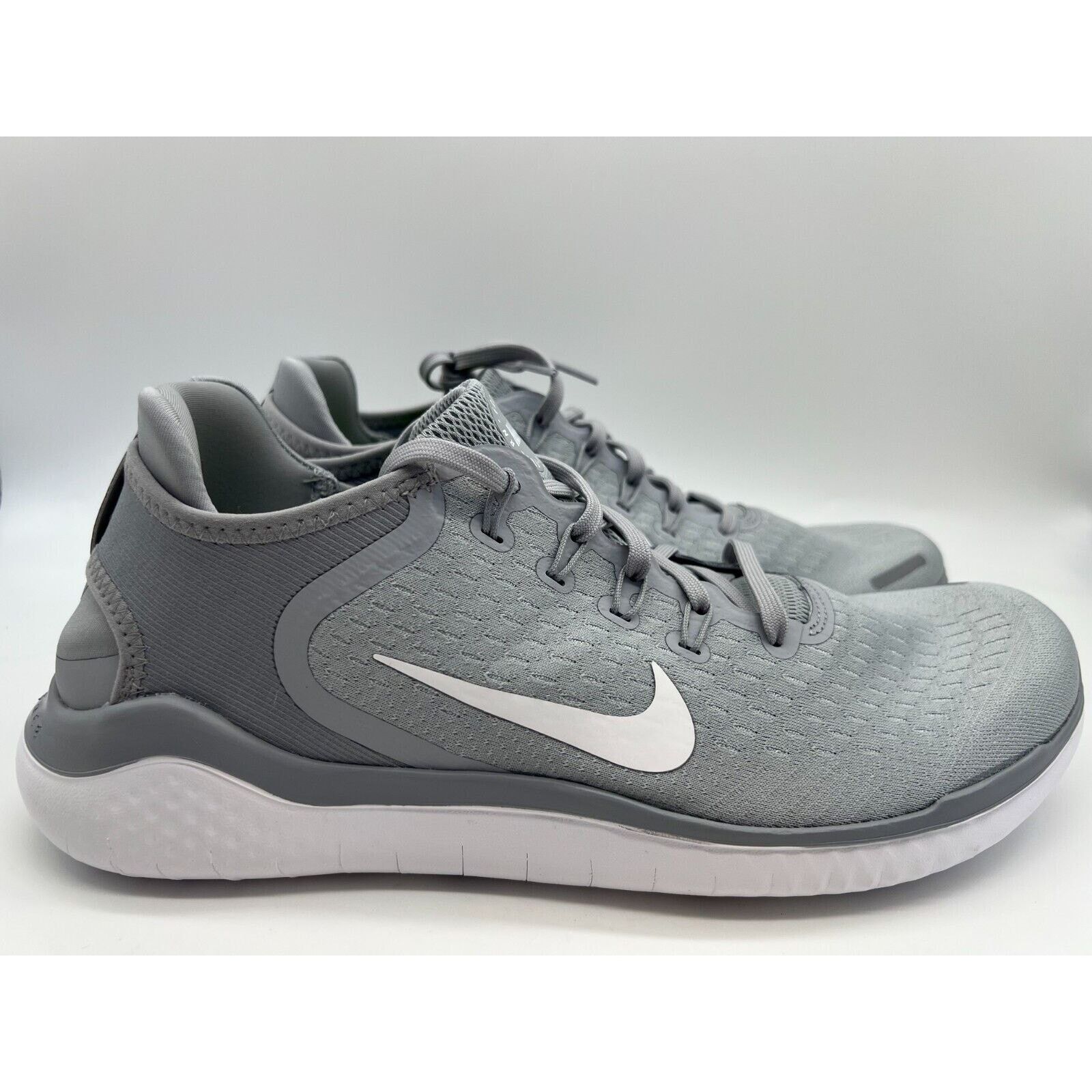 Nike Free Rn 2018 Wolf Grey Running 942836-003 Men Size 11.5 Shoes