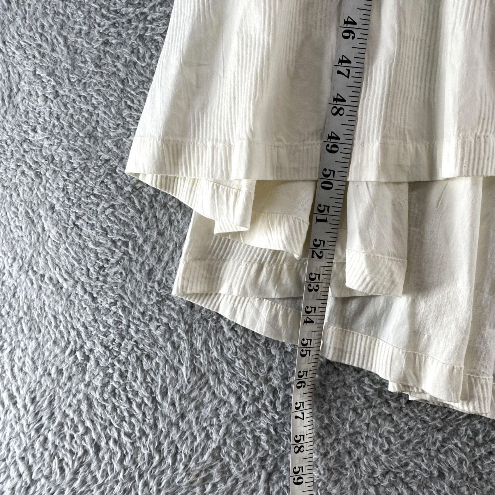 Free People Free People Dress Womens Large Ivory Beachy Boho Summer Ready Cutout Buttons Size L / US 10 / IT 46 - 6 Thumbnail