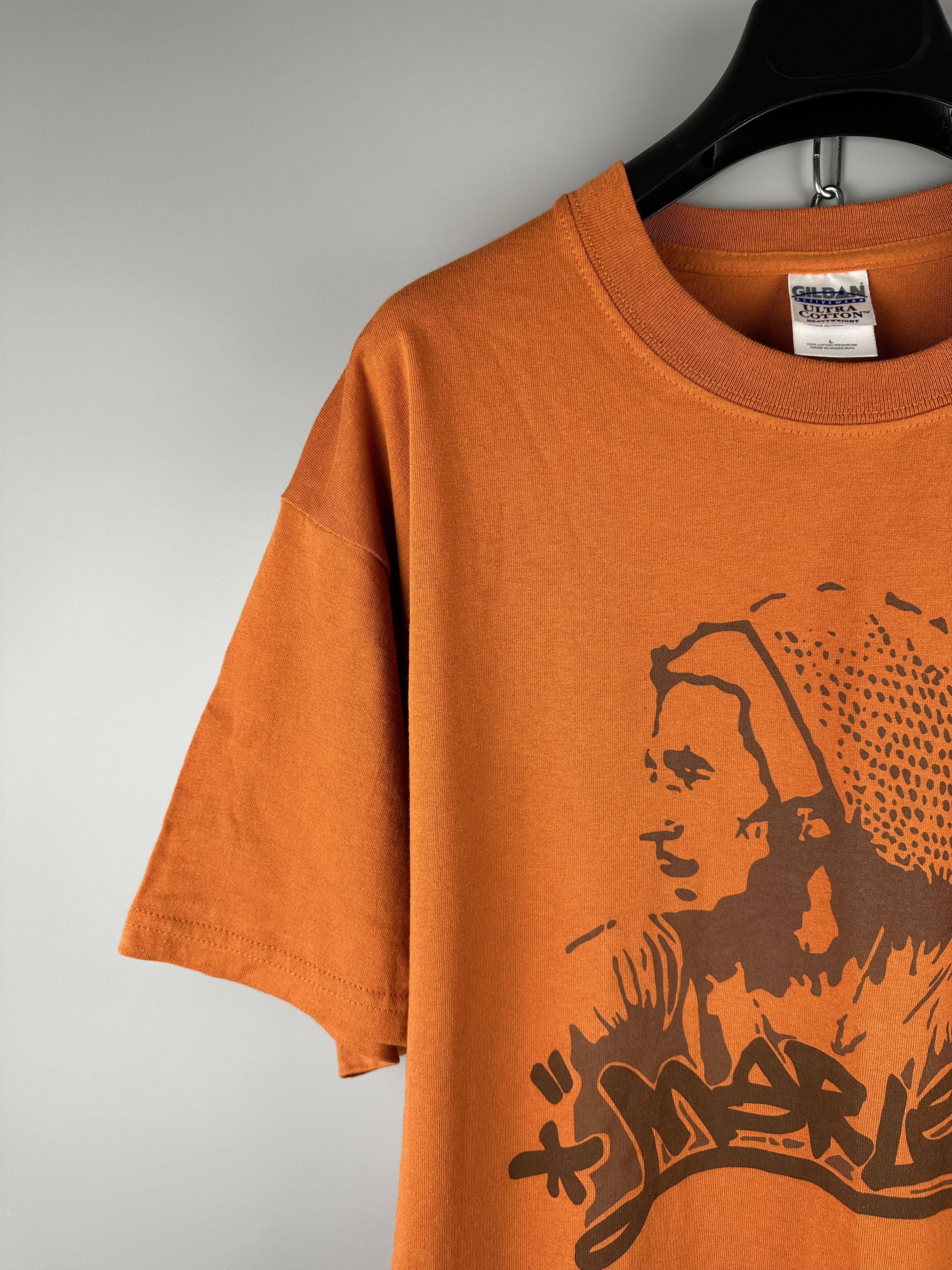 Bob Marley × Vintage × Zion Rootswear Vintage 2004 Bob Marley Zion Rootswear Tee T Shirt Size US L / EU 52-54 / 3 - 4 Thumbnail