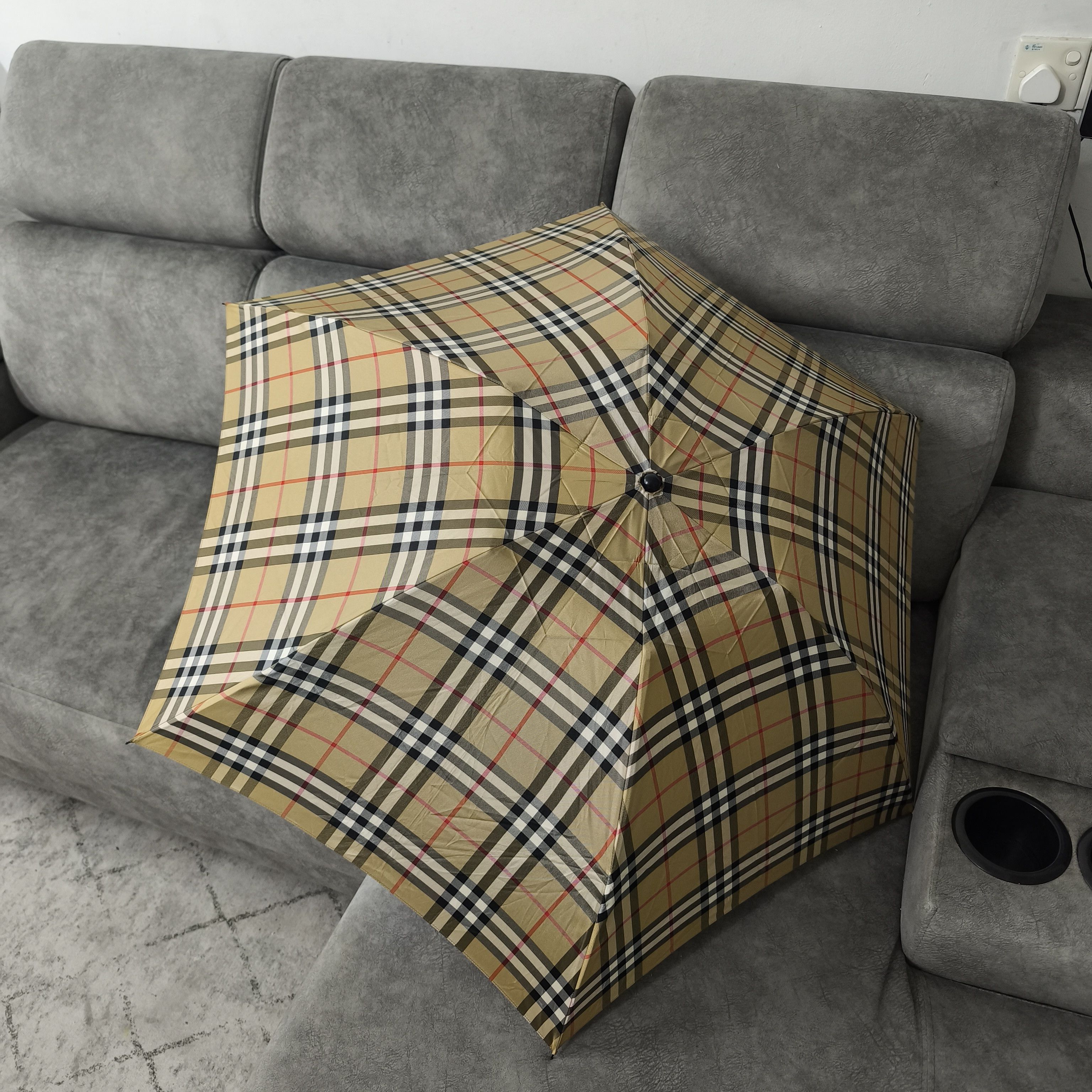 Burberry × Vintage Vintage Burberrys Check Folding Umbrella – Made in Japan Size ONE SIZE - 2 Thumbnail