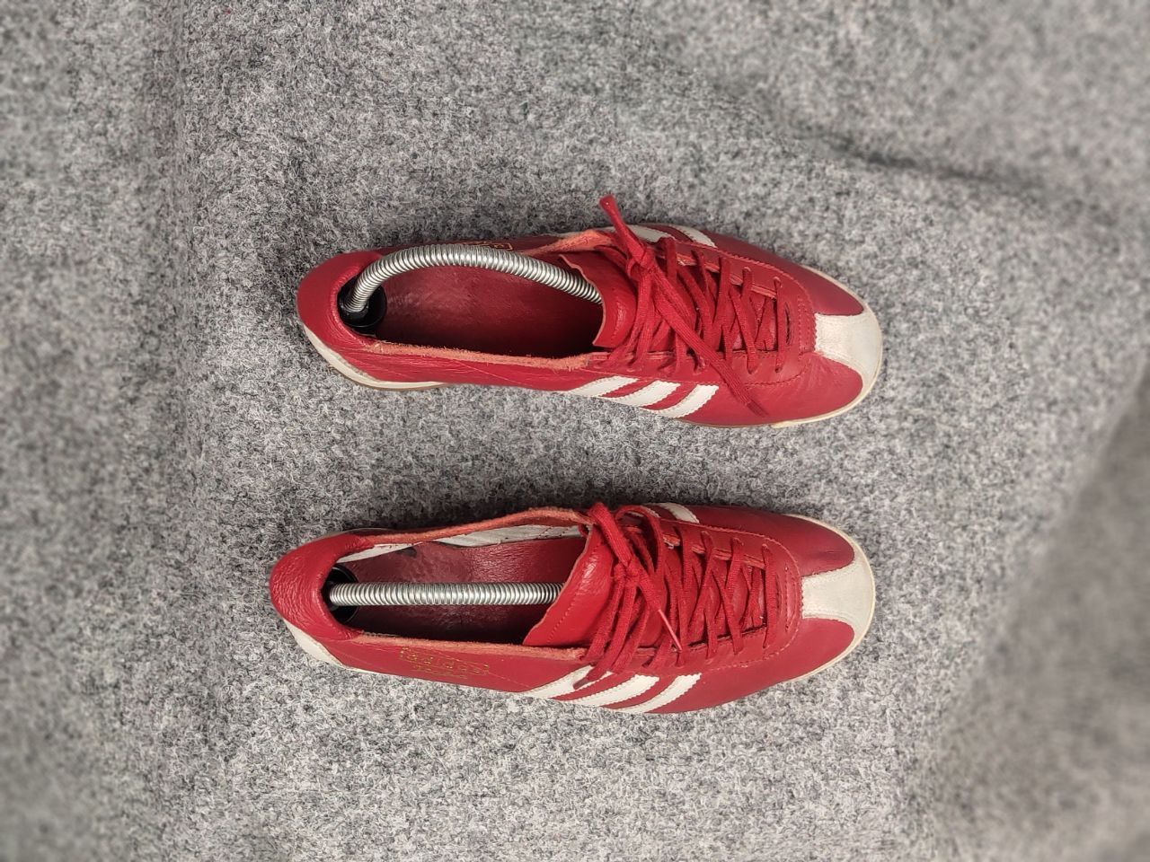 Adidas Vintage 2003 Adidas Italia Leather Red Retro Sneakers Size US 8 / EU 41 - 7 Thumbnail
