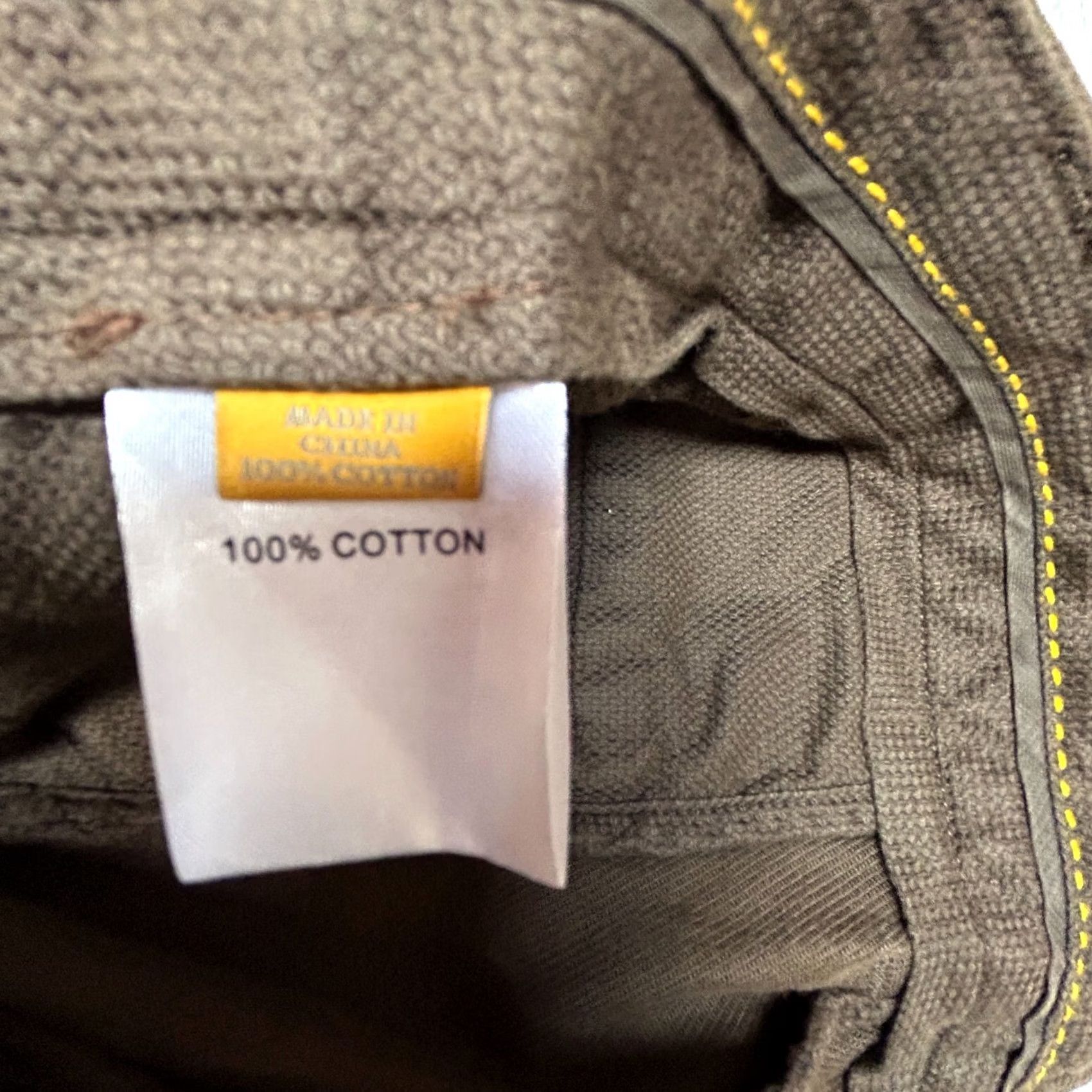 Robert Talbott Robert Talbott Carmel Mens Cotton Chino Pants 38 Brown Unhemmed Size 38 New Size US 38 / EU 54 - 4 Thumbnail