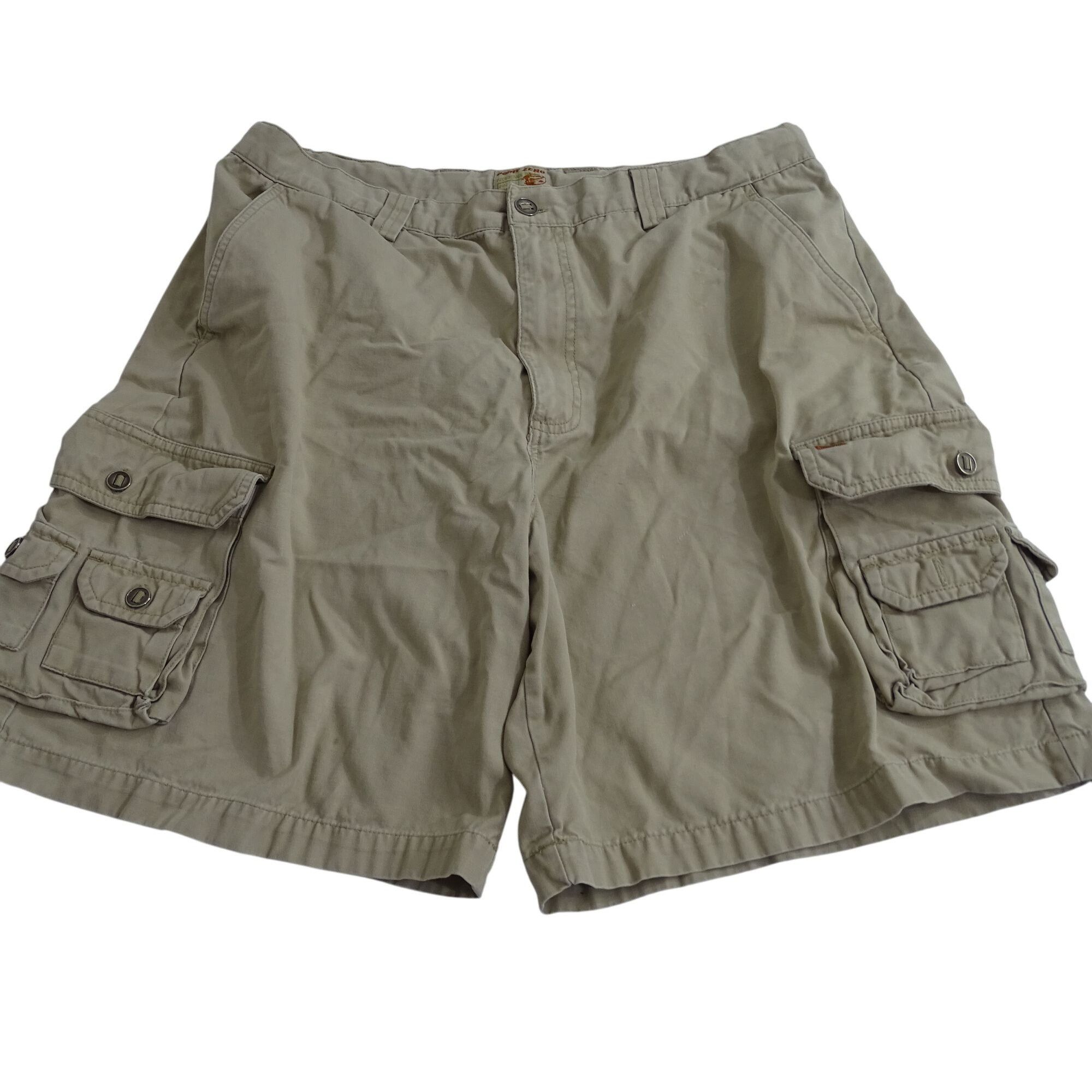 Point Zero Point Zero Cargo Shorts Men Size 38 Khaki Tan Broken-in Size US 38 / EU 54 - 1 Thumbnail
