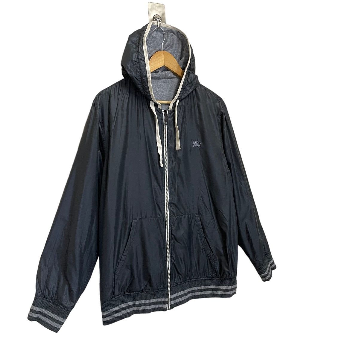 Burberry × Designer Vintage Burberry Black Label Reversible Hoodie Size US M / EU 48-50 / 2 - 4 Thumbnail