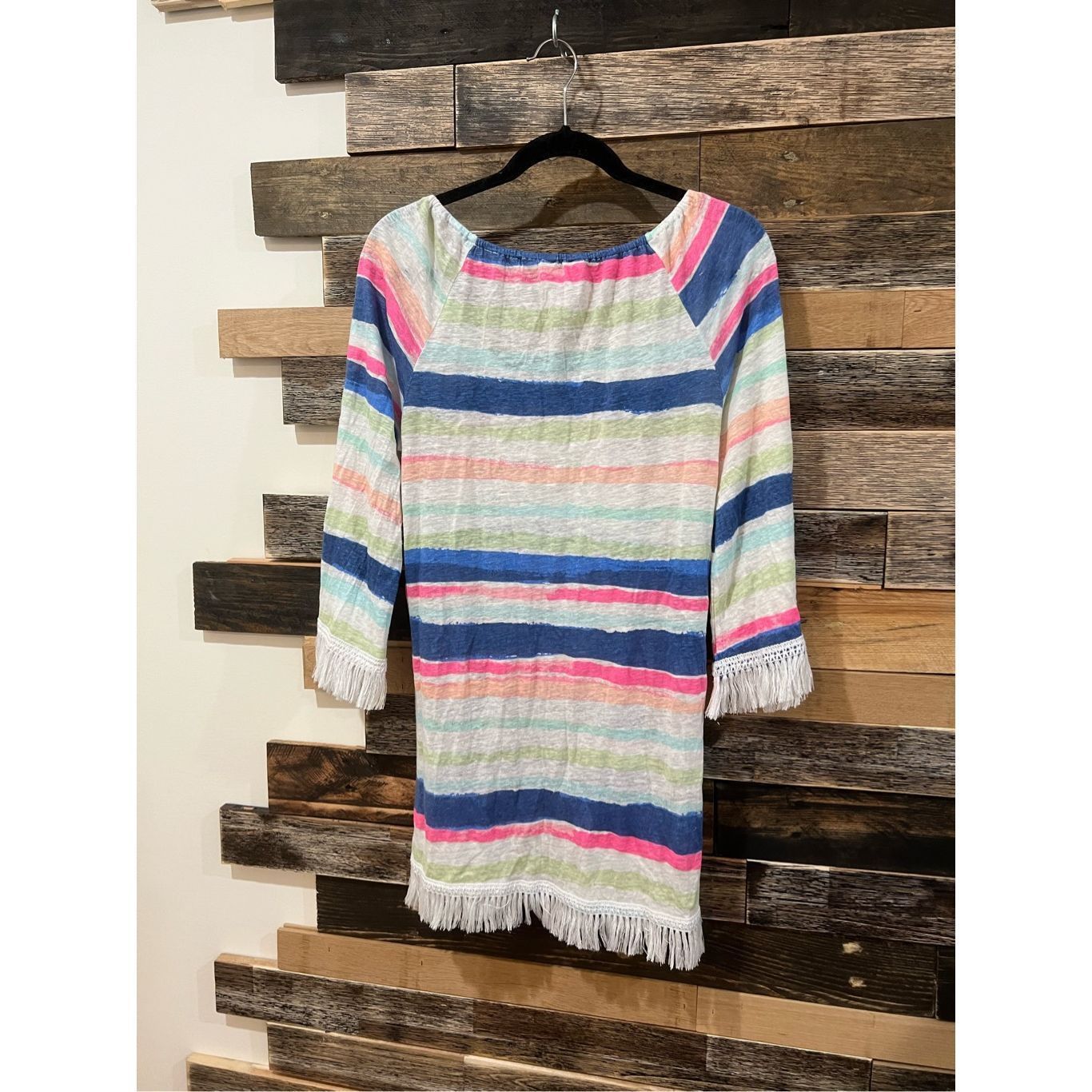 Lilly Pulitzer Lilly Pulitzer Getaway Cover Up Off the Shoulder Cats Meow Stripe Size S Size S / US 4 / IT 40 - 3 Thumbnail