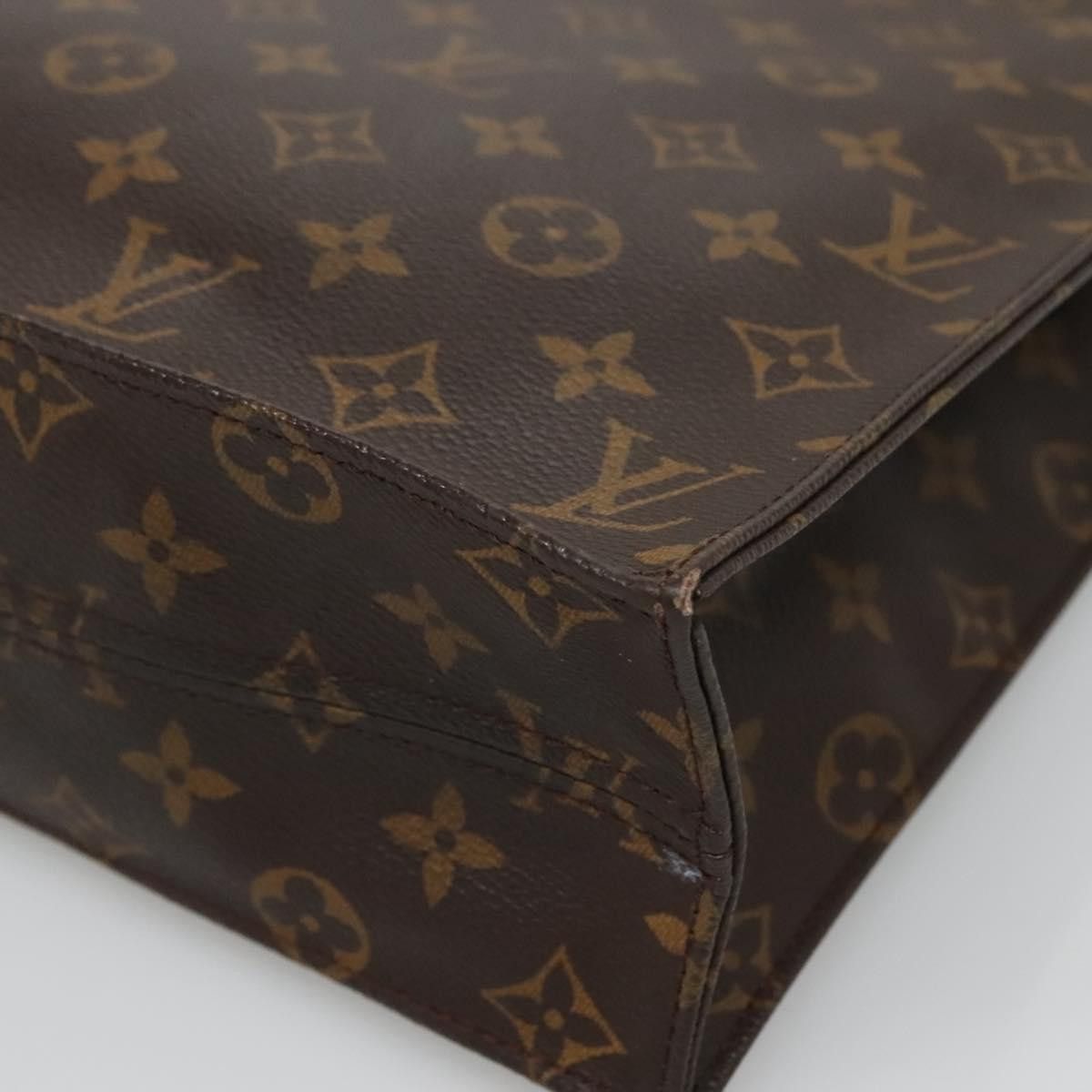 Louis Vuitton LOUIS VUITTON Monogram Sac Plat Hand Bag M51140 Size ONE SIZE - 15 Thumbnail