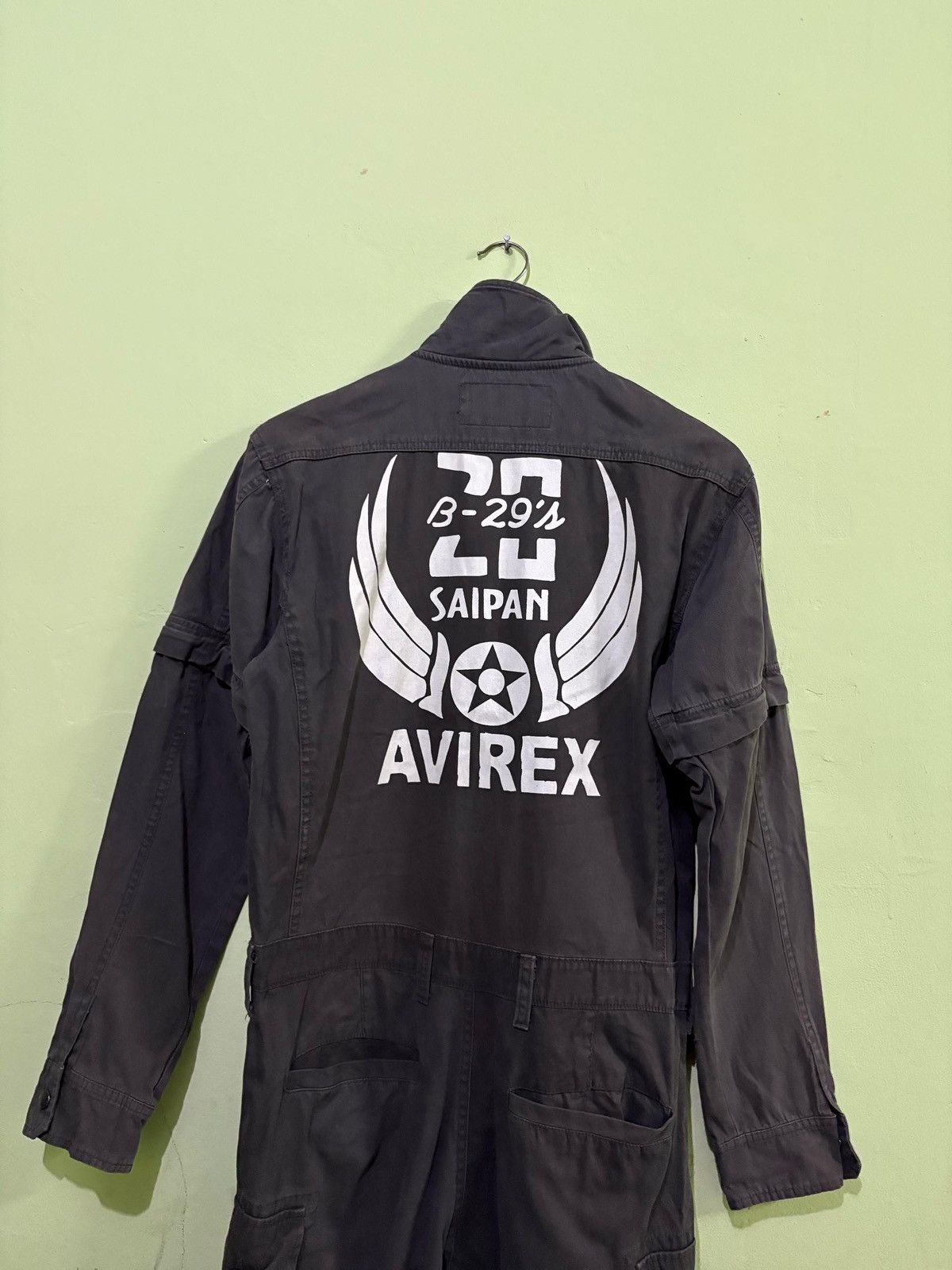 Avirex × Vintage vintage Avirex Jumpsuits Coverall Saipan B-29's Big Logo Size US 32 / EU 48 - 15 Thumbnail