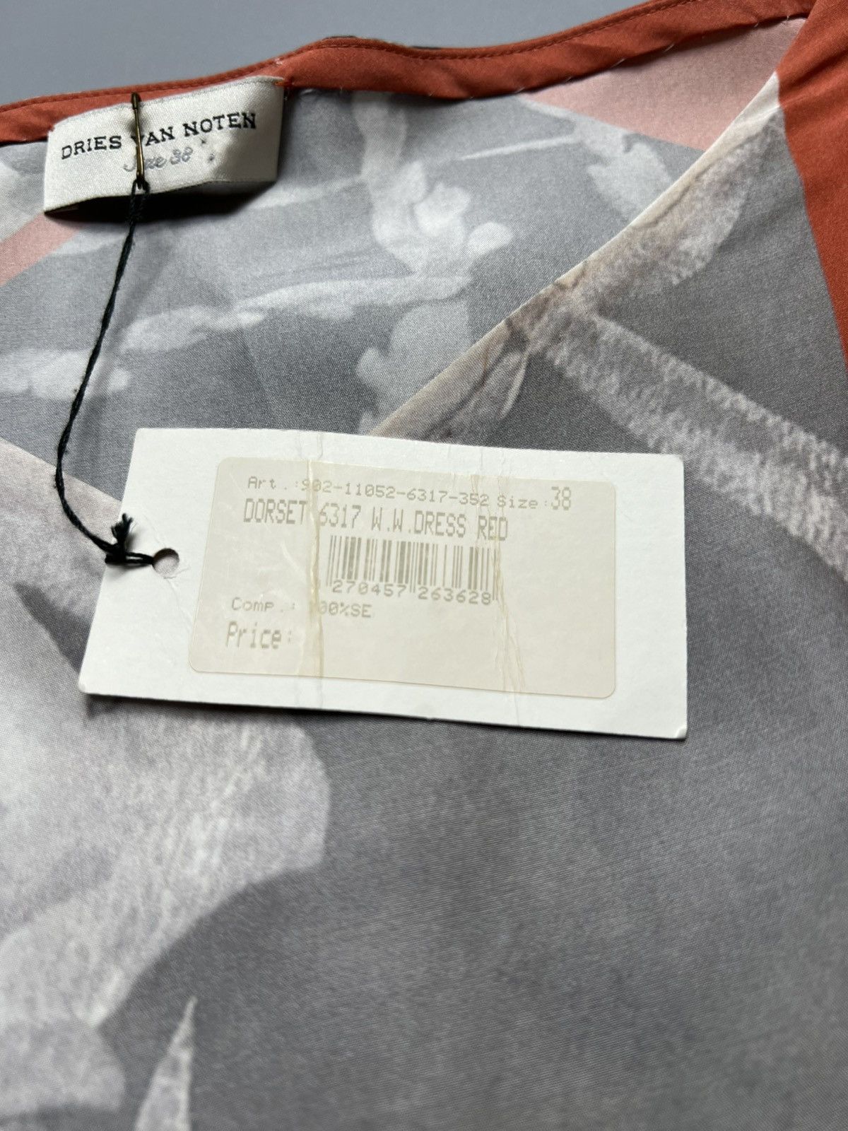 Designer × Dries Van Noten Dries Van Noten - Fall 2009 Ready to Wear - Midi Dress Size ONE SIZE - 8 Thumbnail