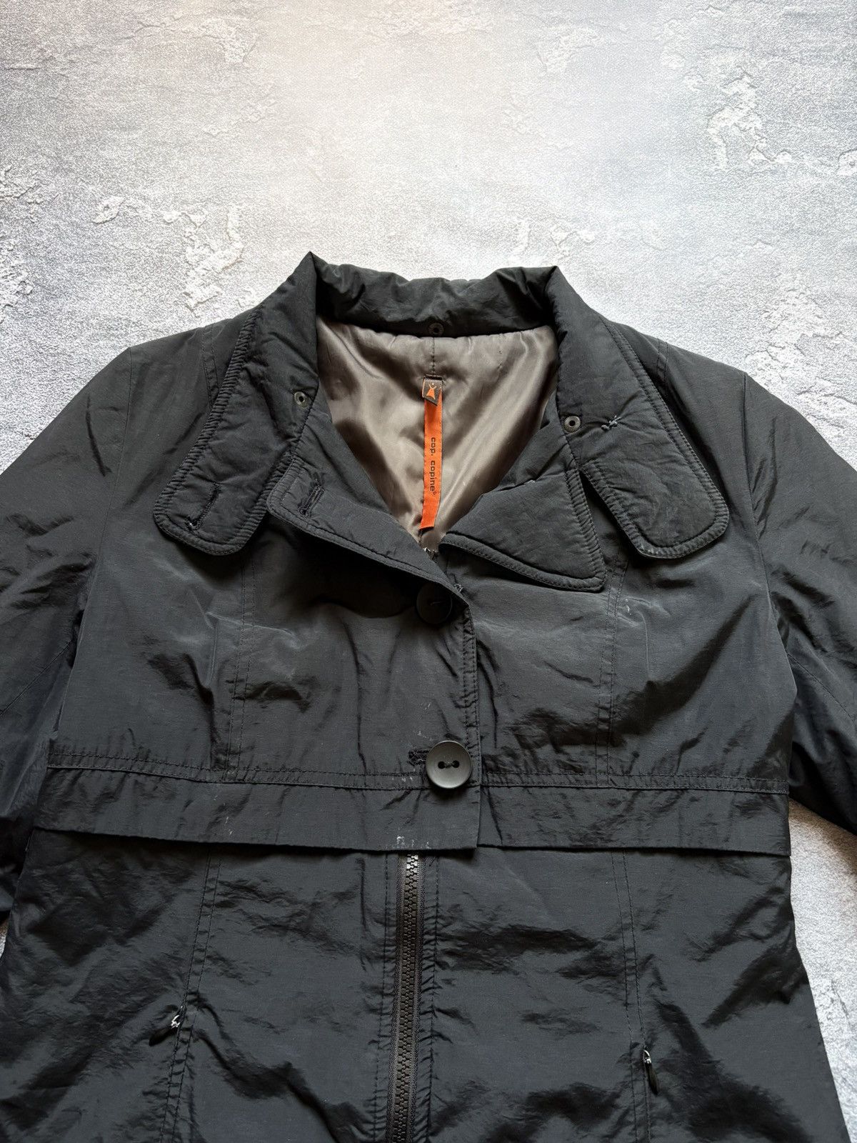 Cop Copine Vintage Cop Copine Avant Garde Black Coat Jacket Size 36 Size XS / US 0-2 / IT 36-38 - 6 Thumbnail