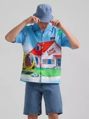 image of Lee Jeans X Kame House Dbz Resort Shirt, Men's (Size Small)