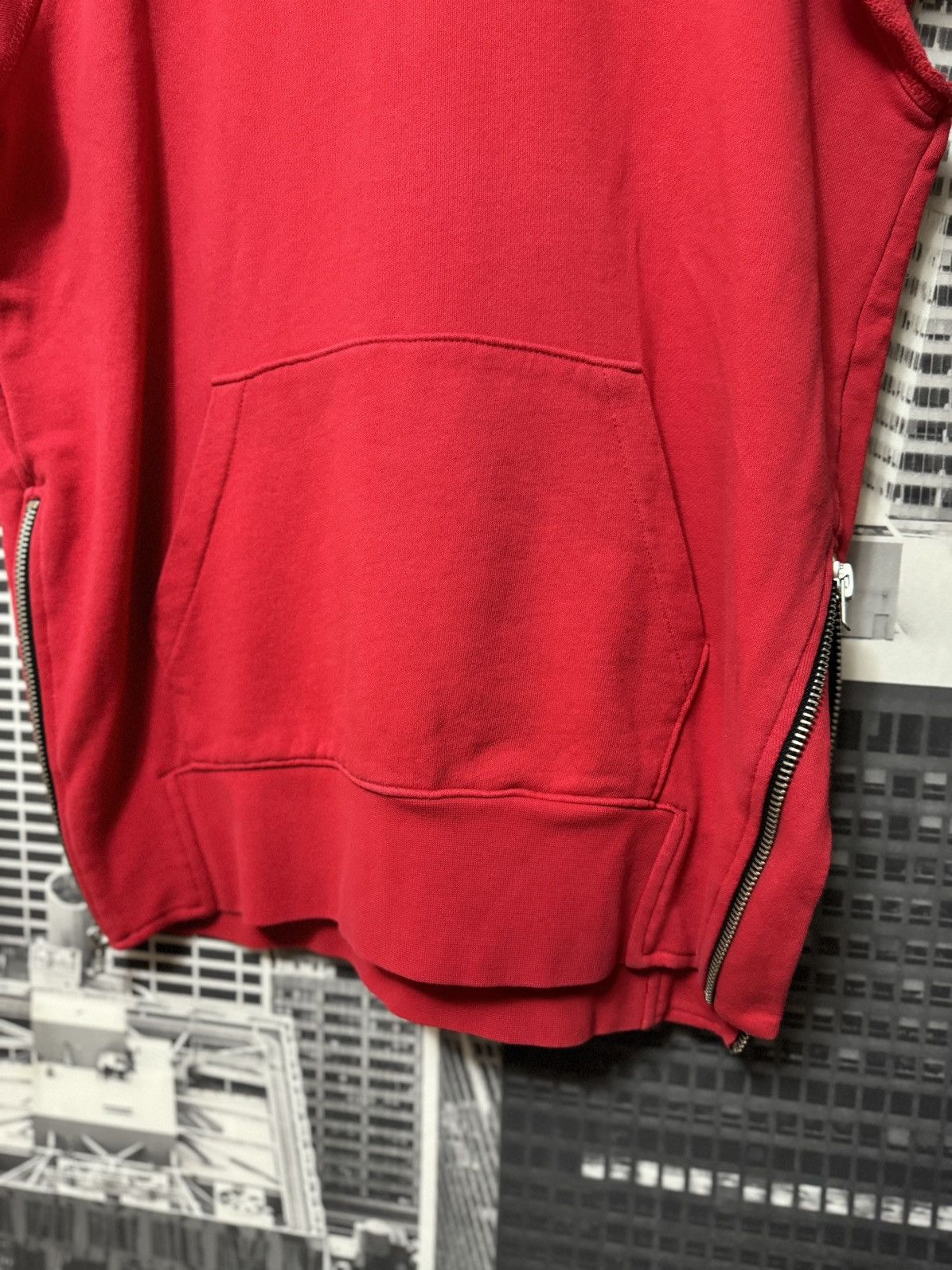 Fear of God FOG Fear of God Collection One Sleeveless Hoodie Red SZ S 🔥 Size US S / EU 44-46 / 1 - 4 Thumbnail