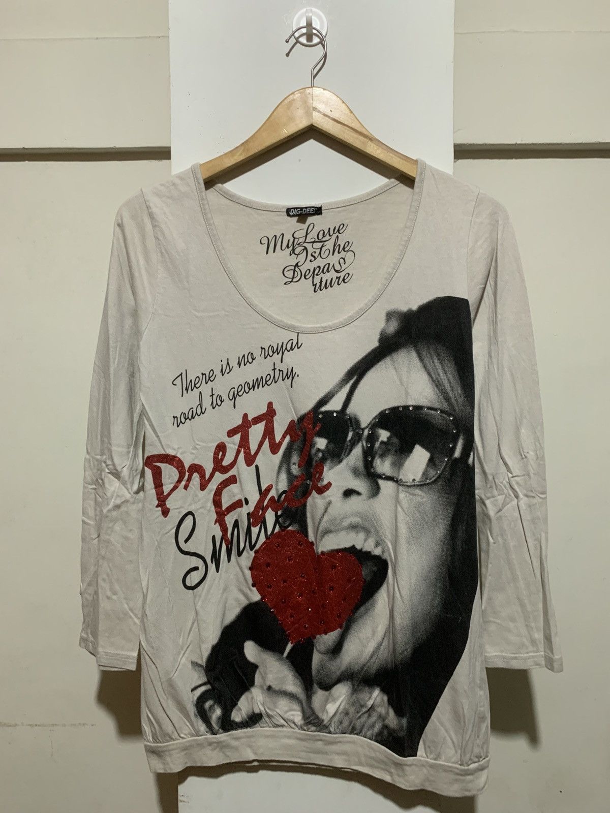 Japanese Dig Deep Hysteric Glamour LGB Style Women Tee