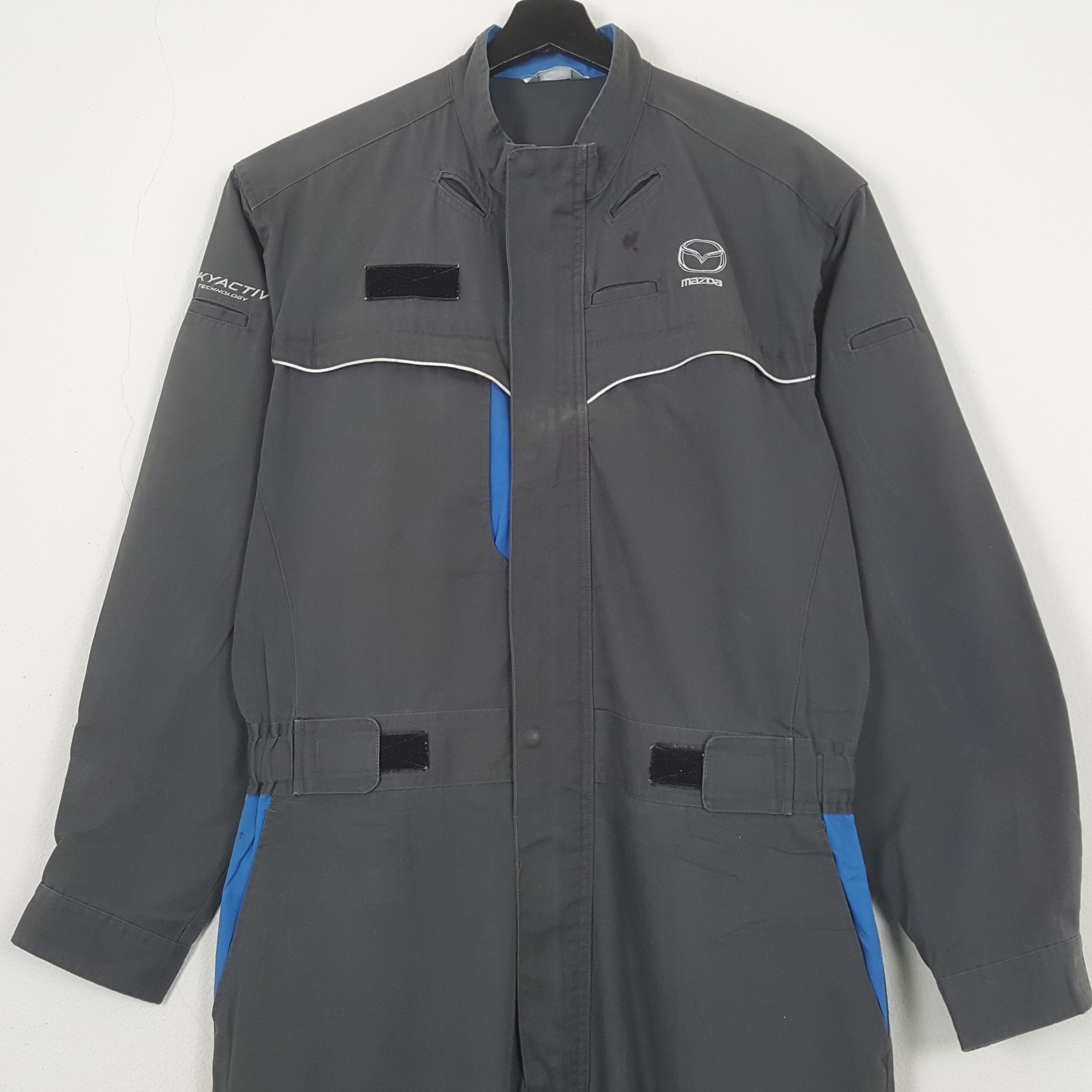Vintage Mazda Japanese Motorsports Coverall Jacket RR27 Size US XL / EU 56 / 4 - 5 Thumbnail
