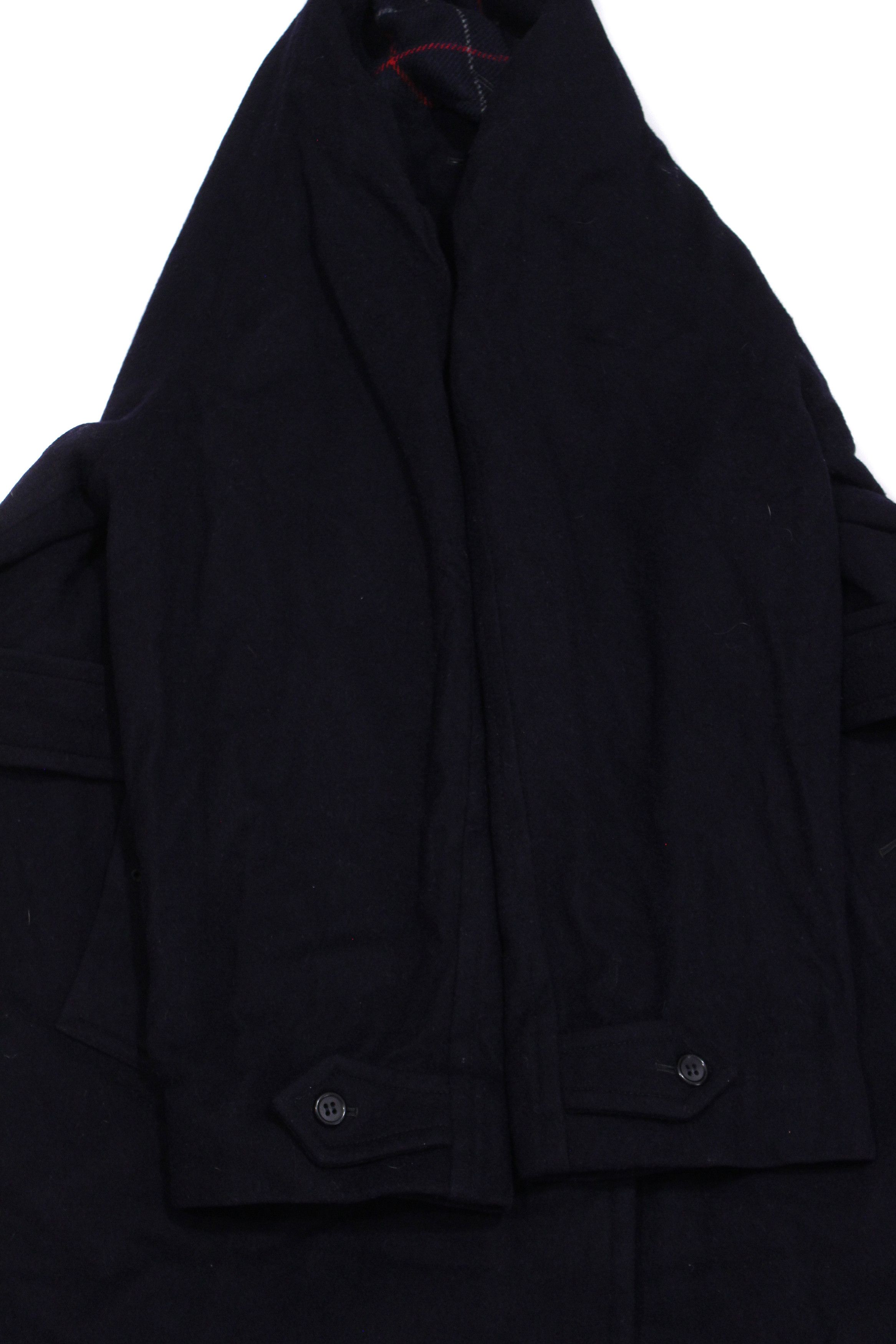 Burberry 90S Nova Check Wool Alpaca Overcoat Vintage Size XL / US 12-14 / IT 48-50 - 11 Thumbnail