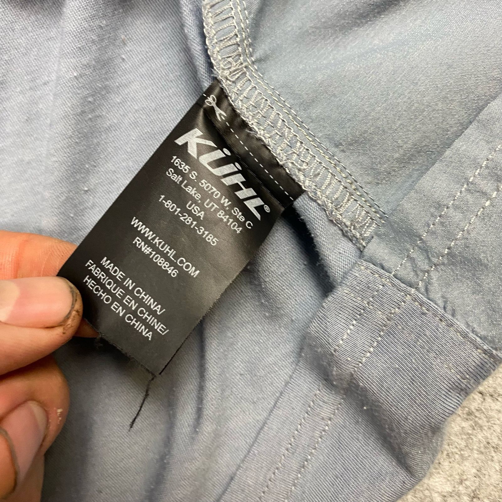Kuhl KUHL shirt men XXL blue button down vented outdoors airspeed Size US XXL / EU 58 / 5 - 6 Thumbnail
