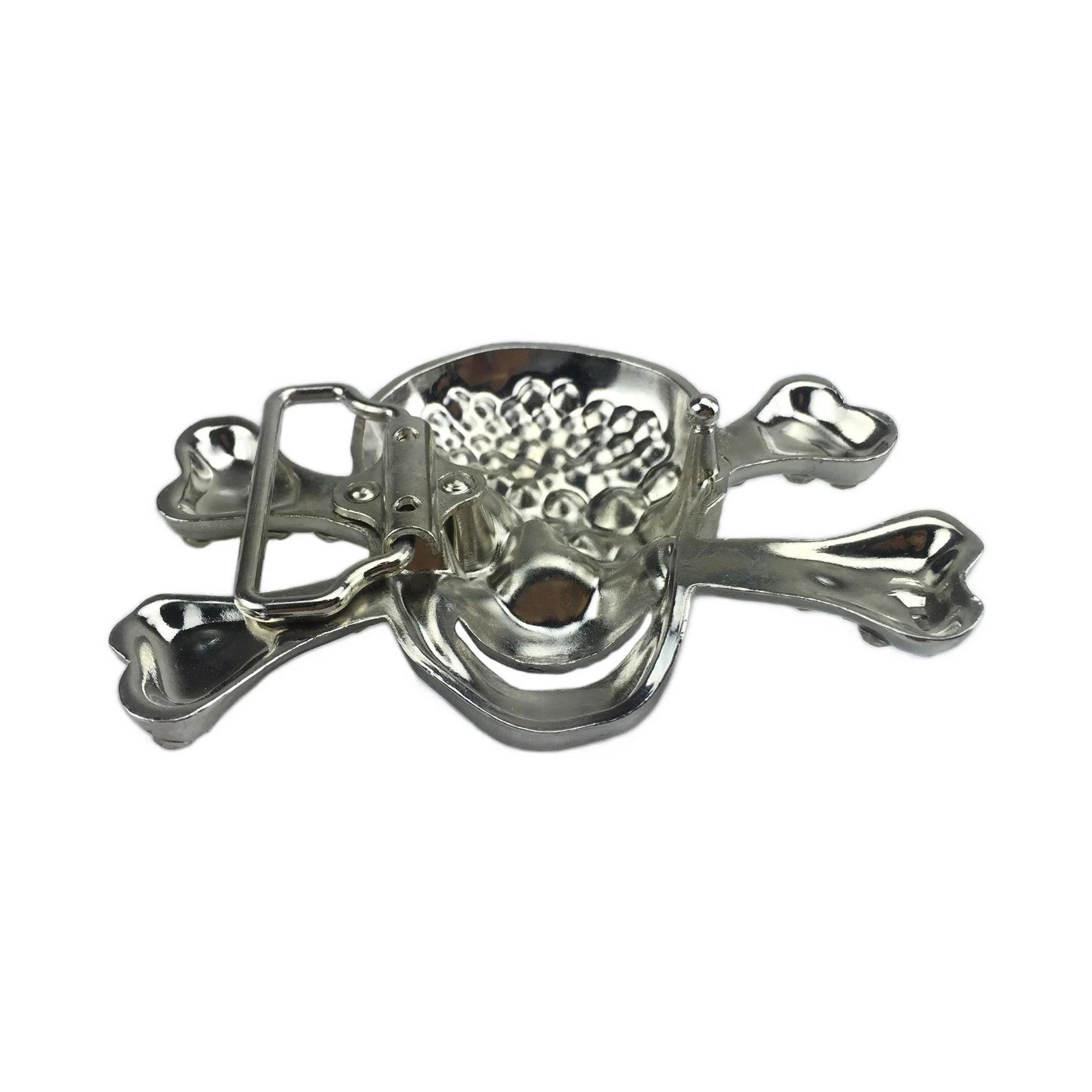 Vintage Skull skeleton belt buckle Size ONE SIZE - 4 Thumbnail