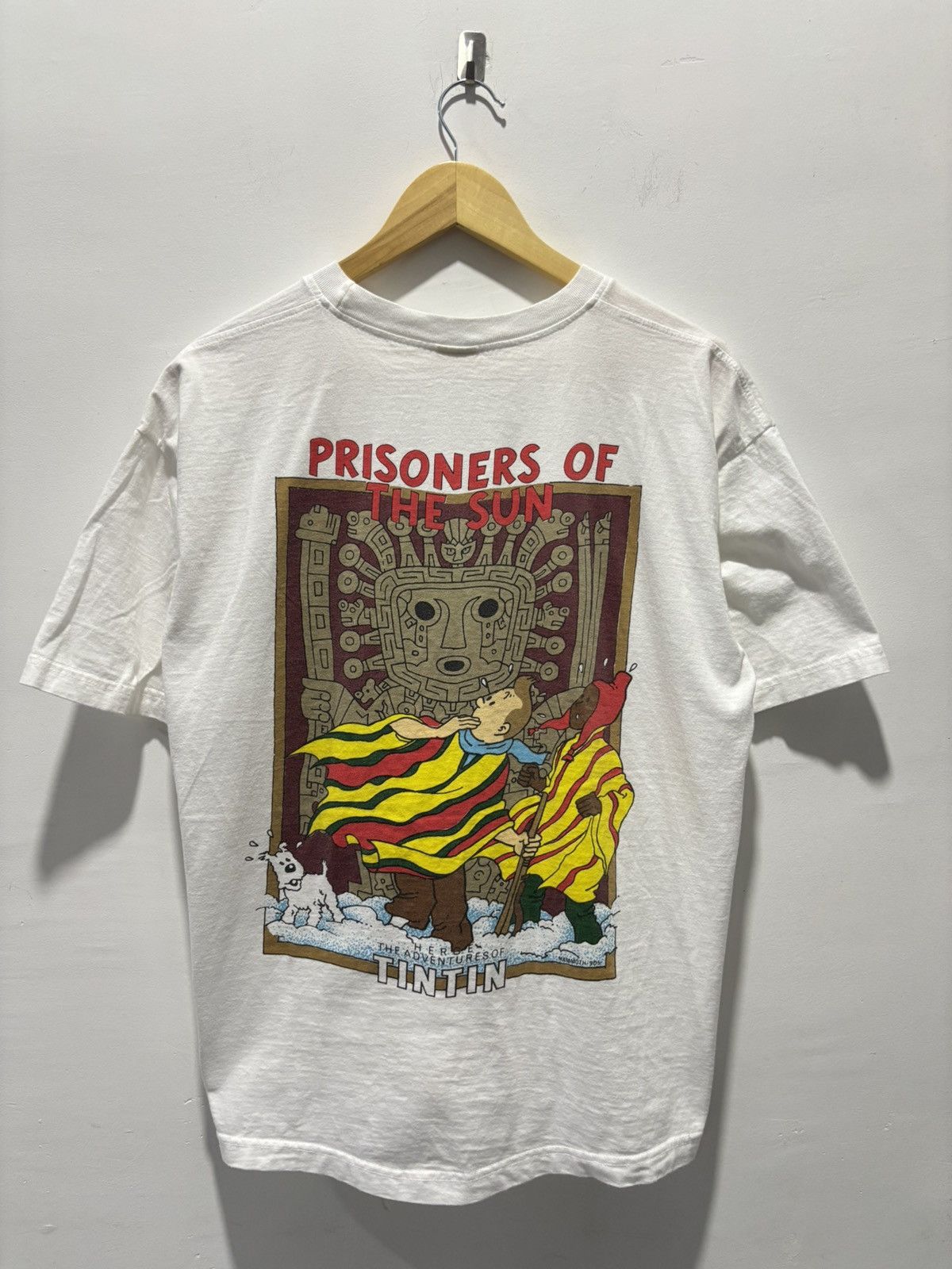 Cartoon Network × Vintage Vintage The Adventure Of Tintin Tshirt Size US L / EU 52-54 / 3 - 1 Thumbnail