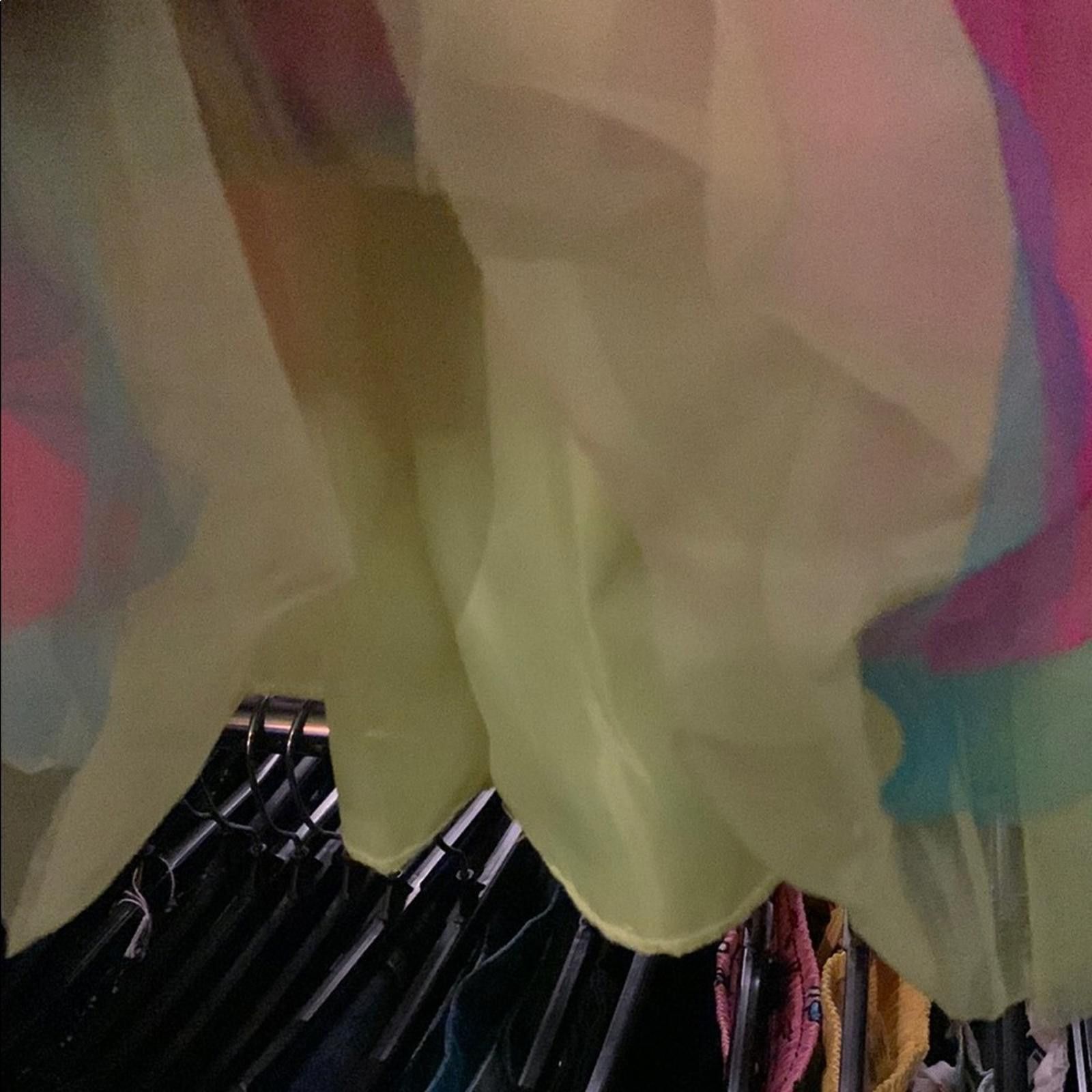 Designer Vibrant Pink and Green Women's Skirt Size 28" / US 6 / IT 42 - 3 Thumbnail