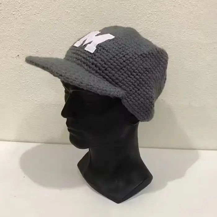 Japanese Brand × Vintage Japanese Brand Big Logo Knit Hat Size ONE SIZE - 3 Thumbnail