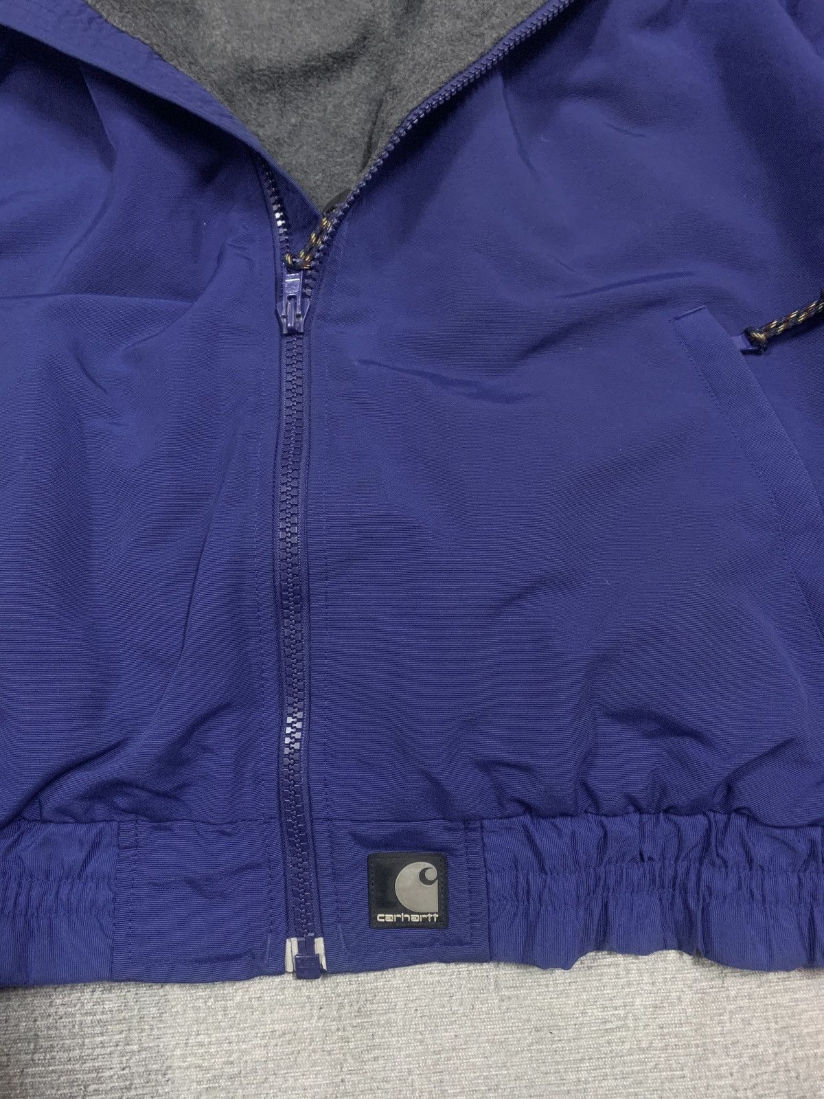 Carhartt Vtg Carhartt Fleece Lined Nylon Jacket Size US XL / EU 56 / 4 - 7 Thumbnail