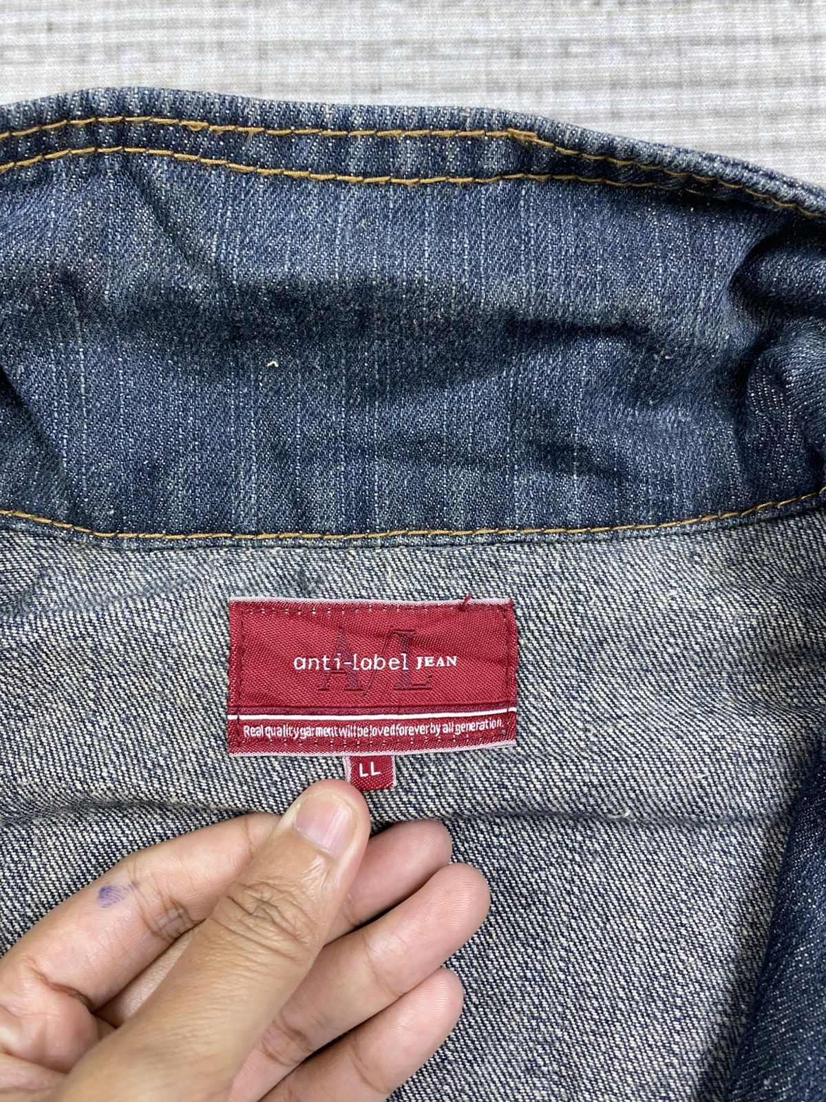 Hysteric Glamour × Japanese Brand × Vintage Vintage Anti Label Acid Wash Trucker Jacket Denim Size US M / EU 48-50 / 2 - 11 Thumbnail