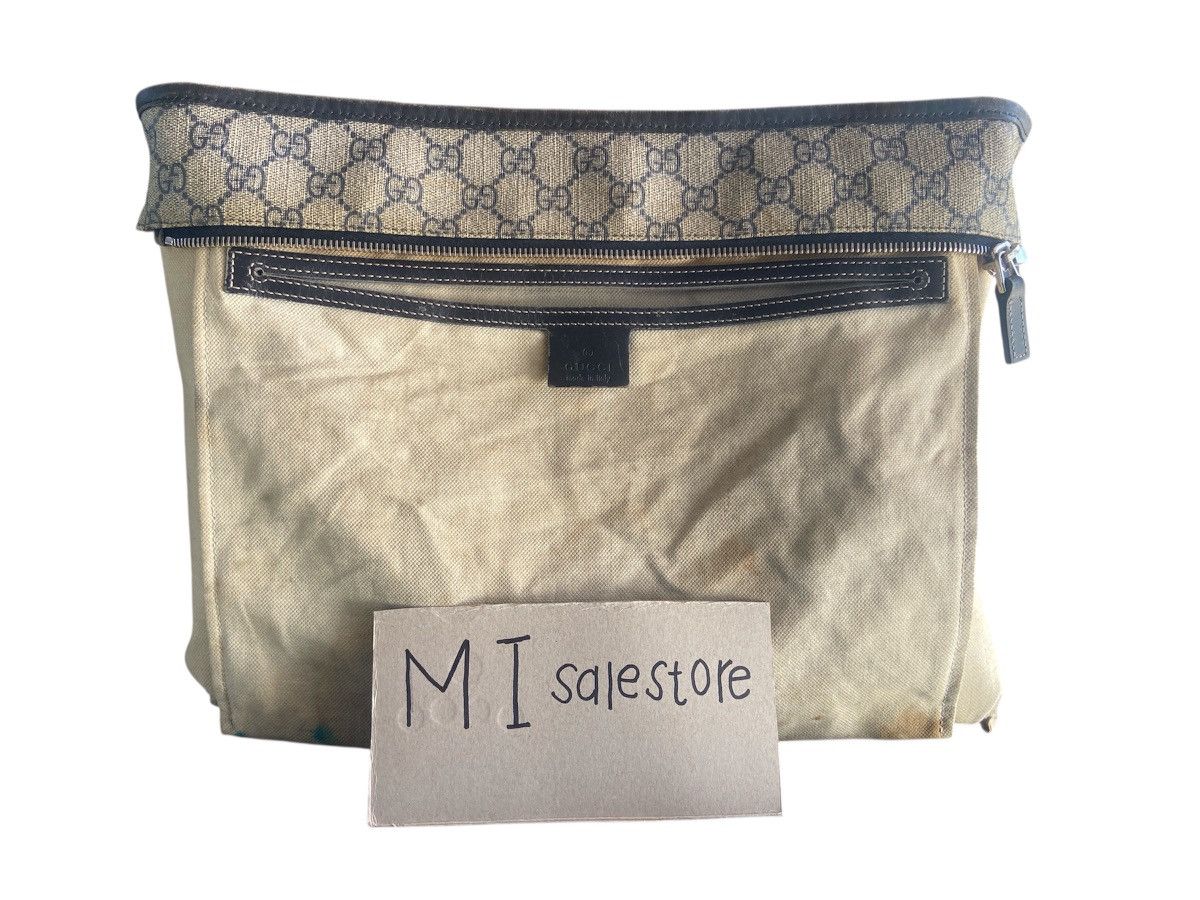 Balenciaga × Gucci GUCCI GG supreme canvas tote bag Authentic Size ONE SIZE - 14 Thumbnail