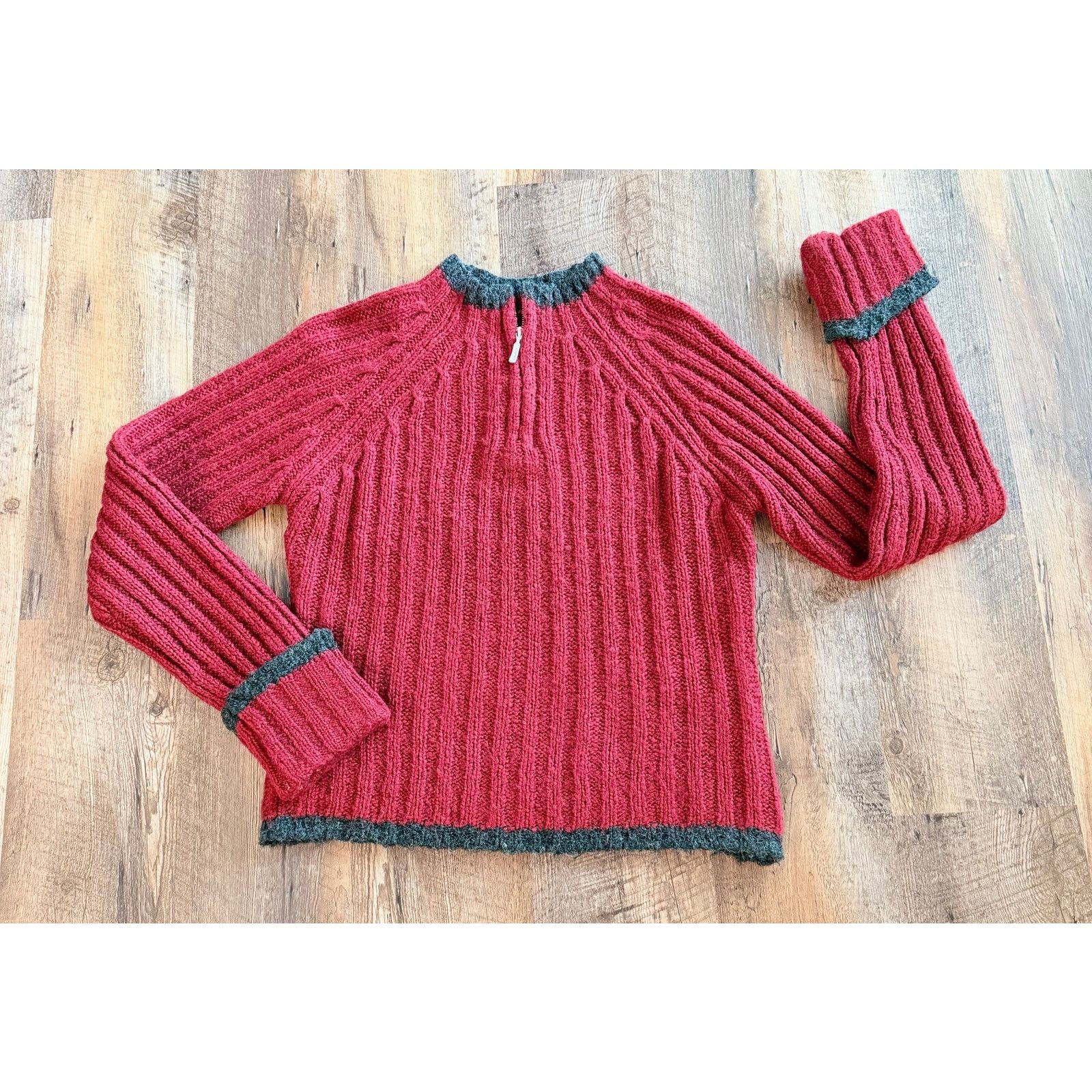 UNIONBAY Unionbay Y2K Cropped Zip Sweater MED, wool blend Size M / US 6-8 / IT 42-44 - 1 Thumbnail