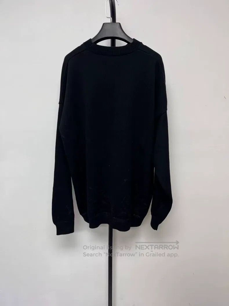 Balenciaga Balenciaga Letter Logo Printed Long Sleeve Crew Neck Sweat Size US M / EU 48-50 / 2 - 2 Thumbnail