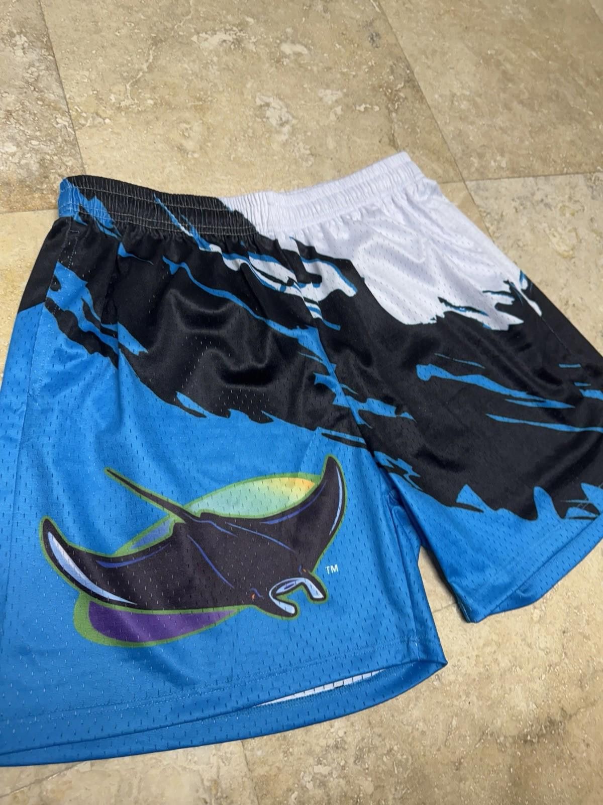 Logo Athletic × MLB VTG Inspired TampaBay Devil Rays Logo Athletic Splash Shorts Size US 40 / EU 56 - 4 Thumbnail