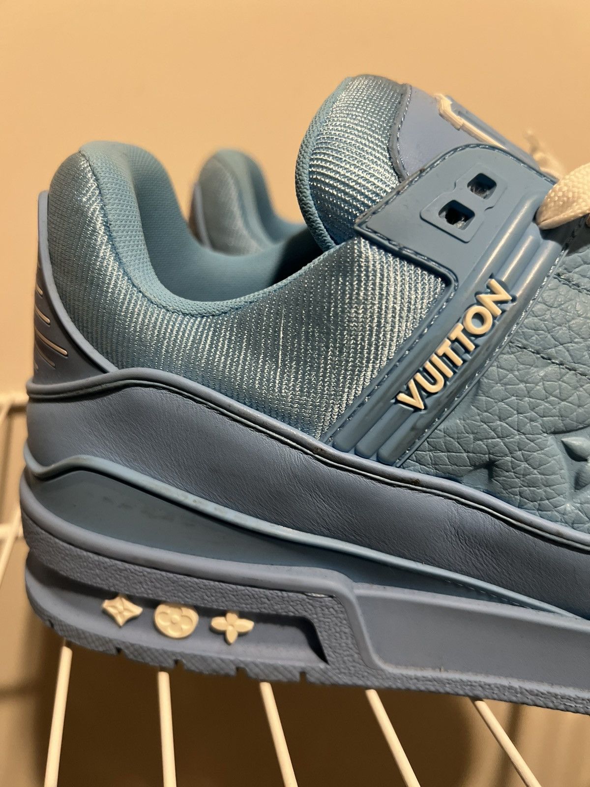 Louis Vuitton Louis Vuitton Trainer ‘SKY BLUE’ Size US 12 / EU 45 - 3 Thumbnail