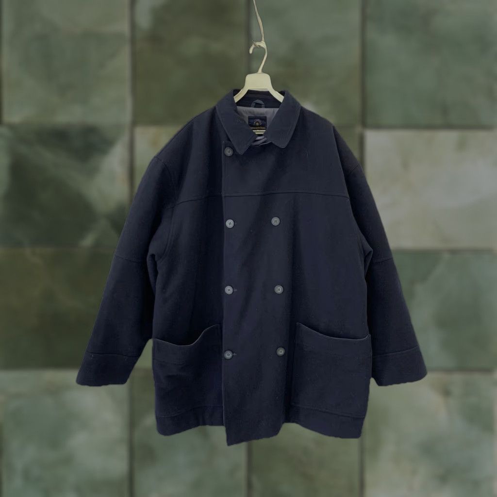 Ermenegildo Zegna Ermenegildo Zegna Yachting Navy Peacoat Wool Jacket Made in Italy 2XL Mens Navy Wool Peacoat Yachting Collection 1990s Mens Size US XXL / EU 58 / 5 - 1 Thumbnail