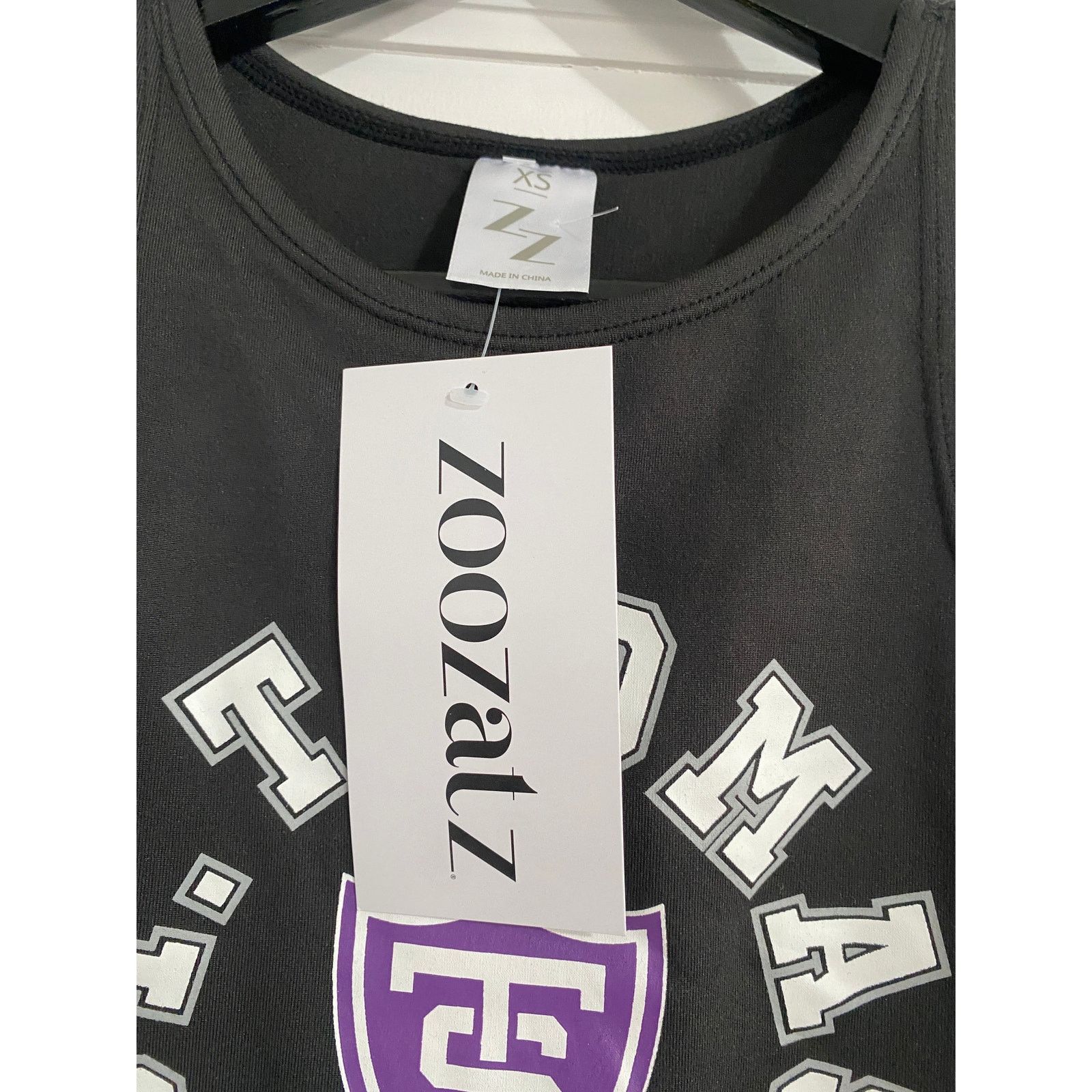 NCAA NWT University of St. Thomas Tommies Cropped Tank Top Sz XS Size XS / US 0-2 / IT 36-38 - 4 Thumbnail