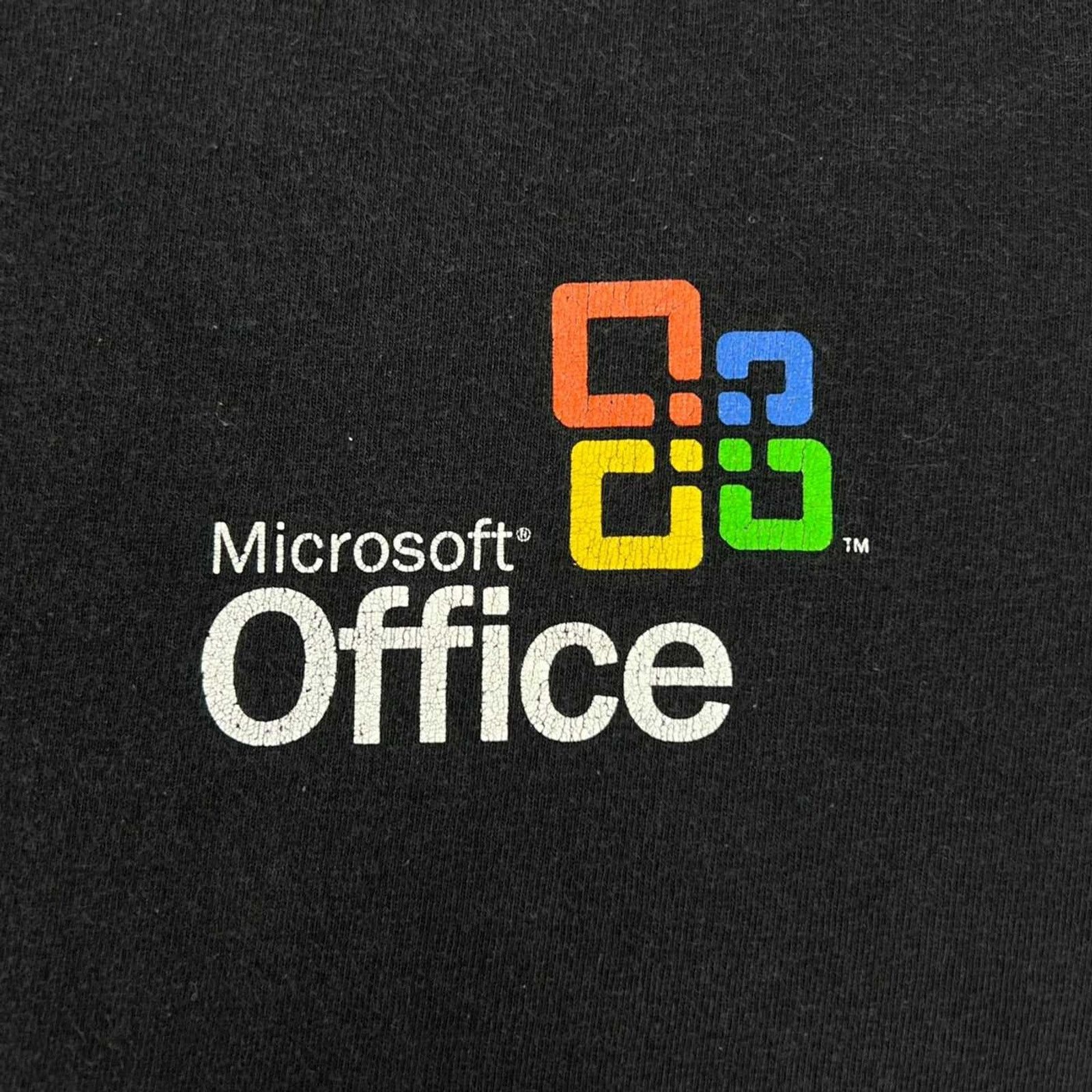 Microsoft × Vintage Vintage Microsoft Windows Office T Shirt Faded Graphic Tee Size US L / EU 52-54 / 3 - 2 Thumbnail