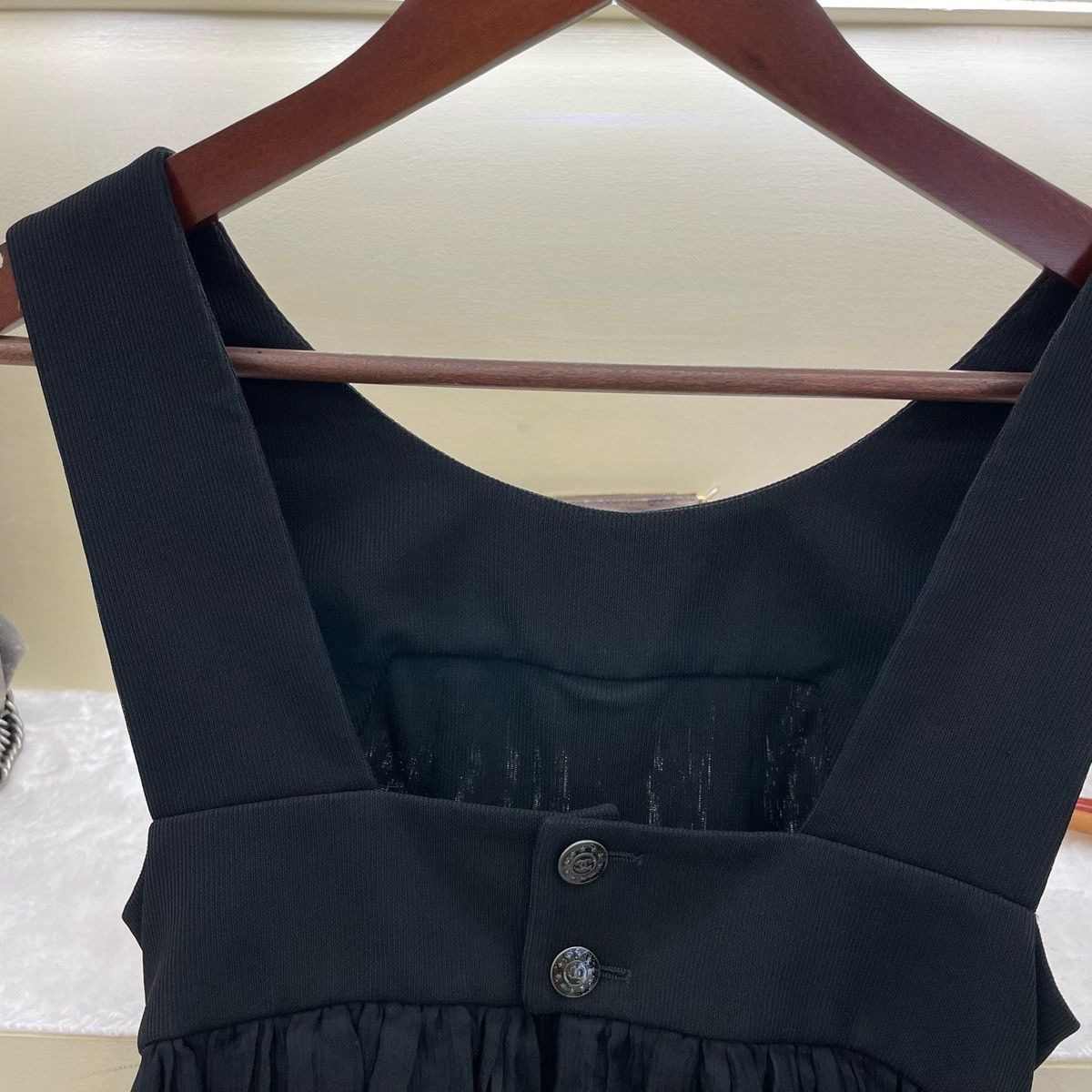 Chanel Chanel Black Mesh Dress K26WX Size XXS / US 00 / IT 34 - 2 Thumbnail