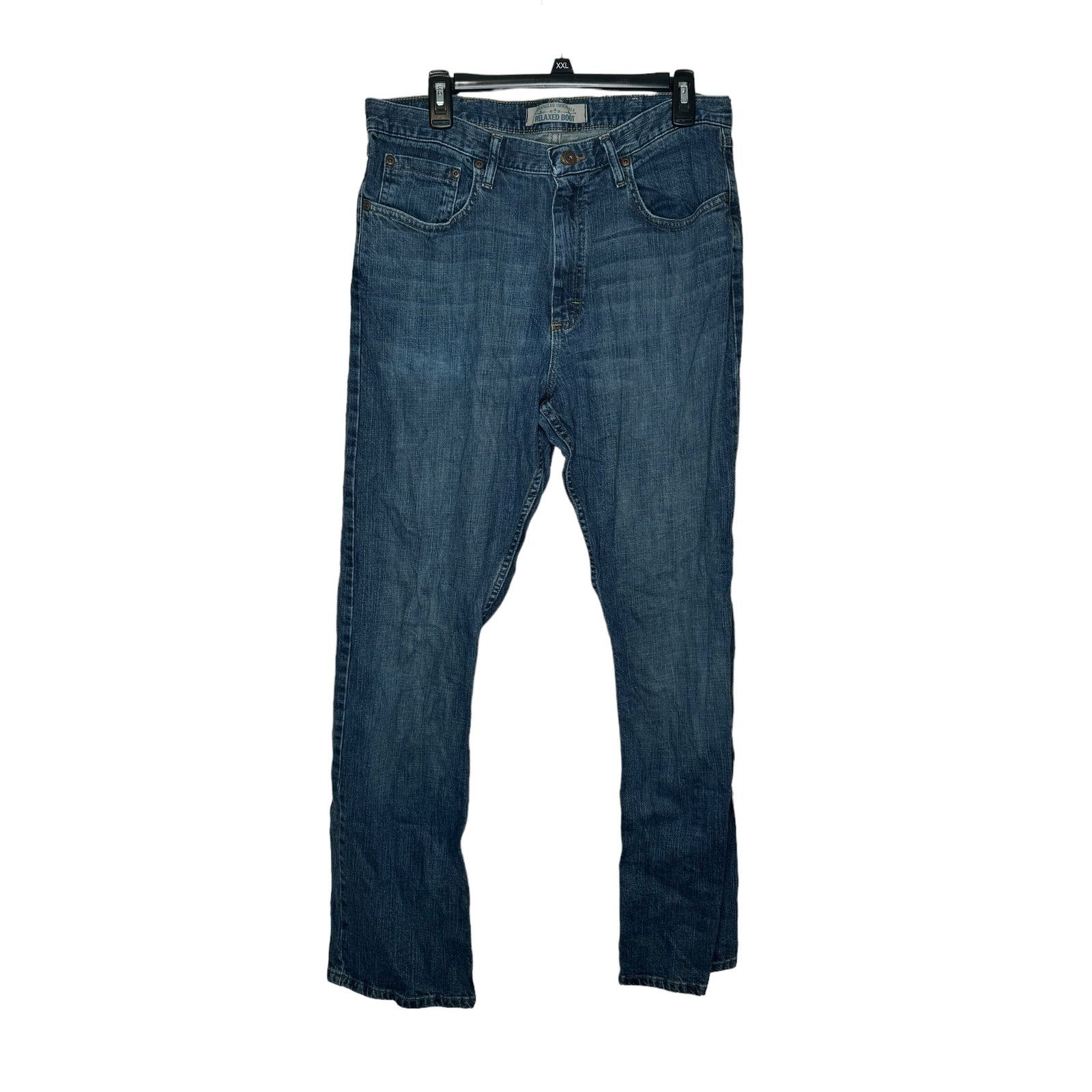 Wrangler Wrangler Men Jeans Relaxed Boot Leg High-Rise Denim 34x34 Size US 34 / EU 50 - 1 Thumbnail