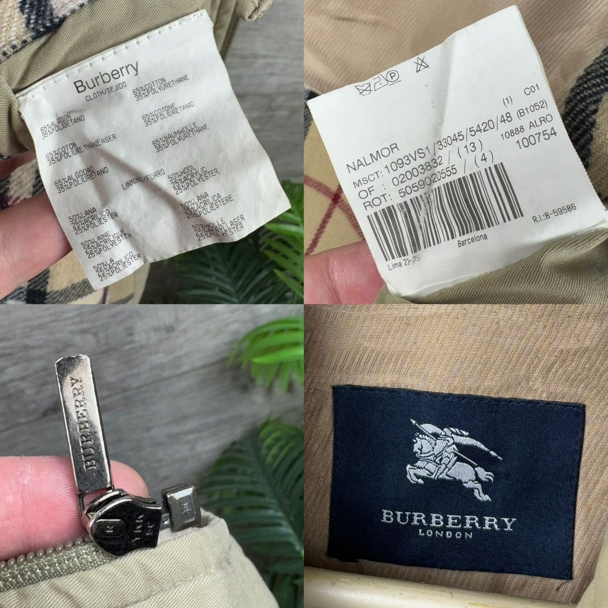 Burberry Burberry Vintage Trench Coat Jacket Bomber Luxury Size L Size US L / EU 52-54 / 3 - 4 Thumbnail