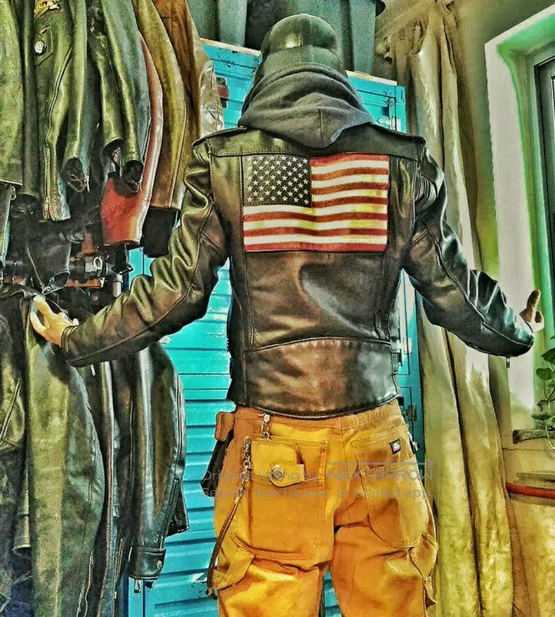 Schott Schott Heavy cowhide motorcycle leather jacket Size US XS / EU 42 / 0 - 3 Thumbnail